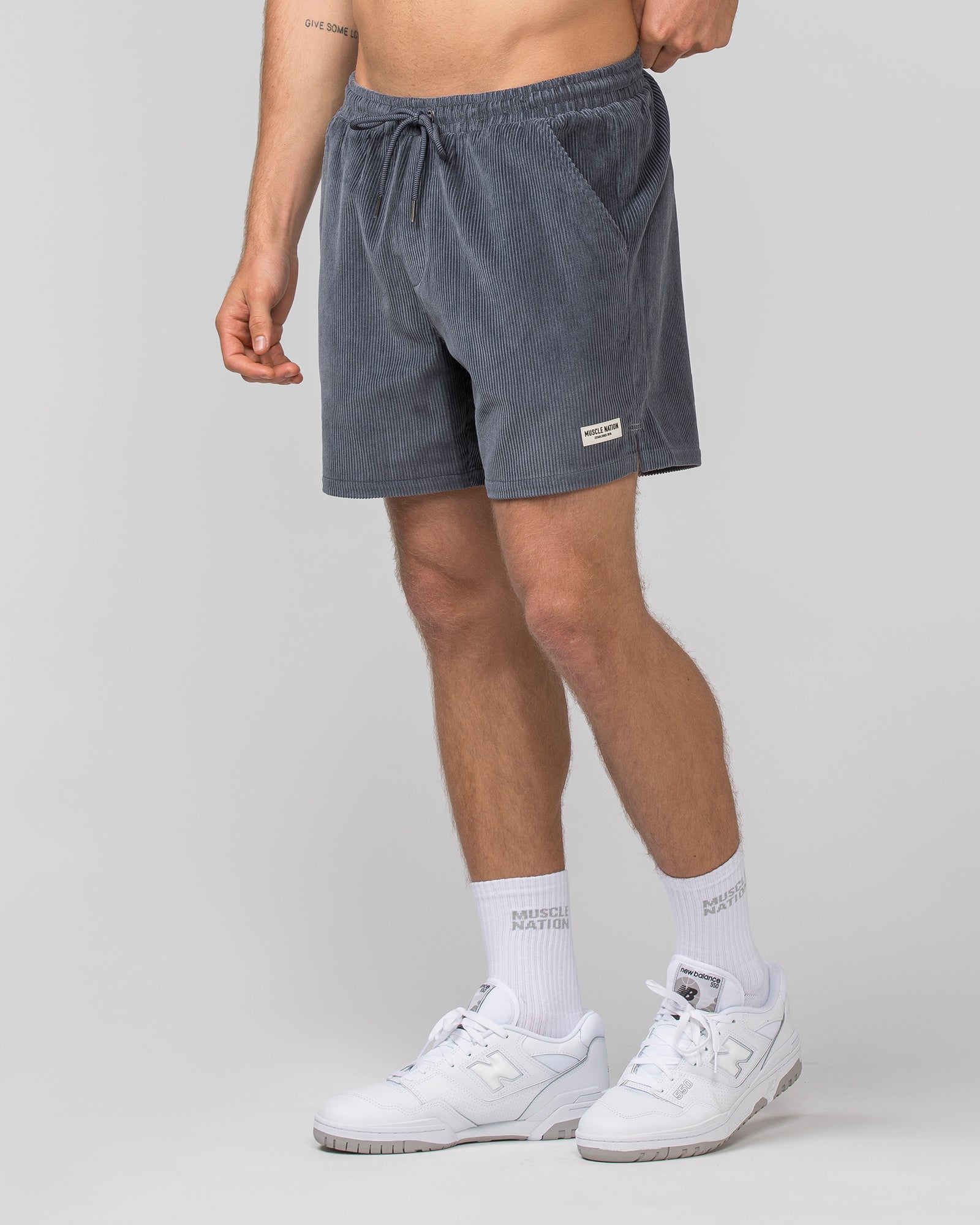 Daily Corduroy Shorts - Thunder-Shorts-S-042347THNDR-S-MNAPPRL24196-1-Muscle Nation
