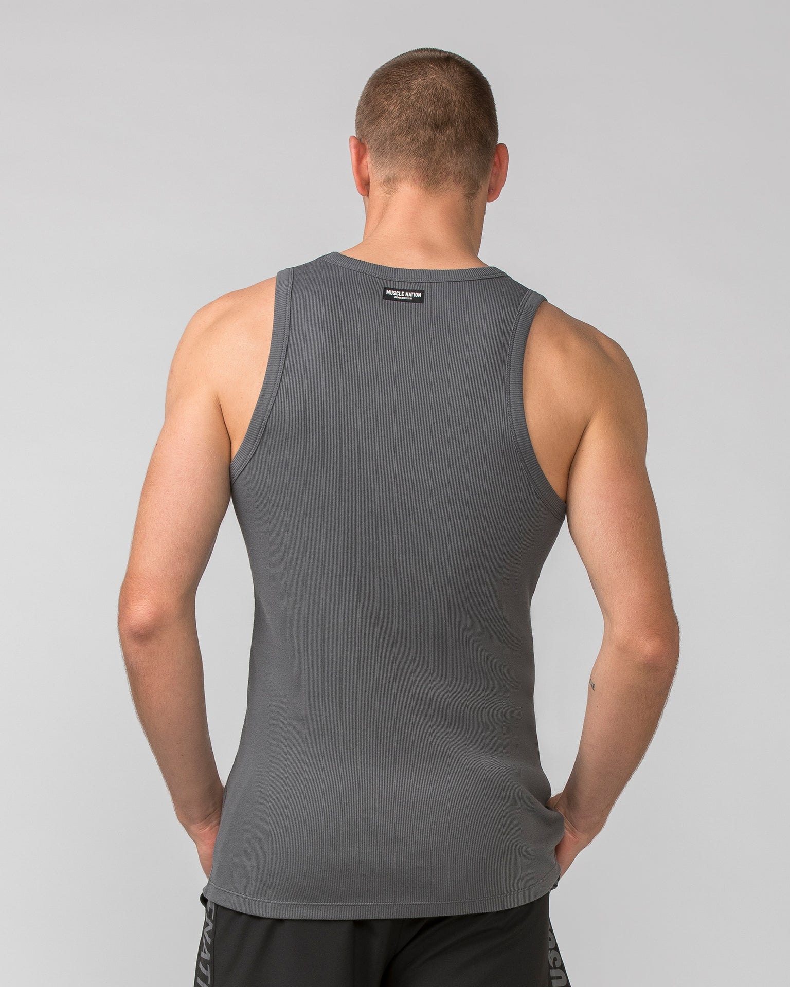 Rib Fitted Training Tank - Tornado-Singlets & Tanks-S-112349TRNDO-S-MNAPPRL27374-4-Muscle Nation