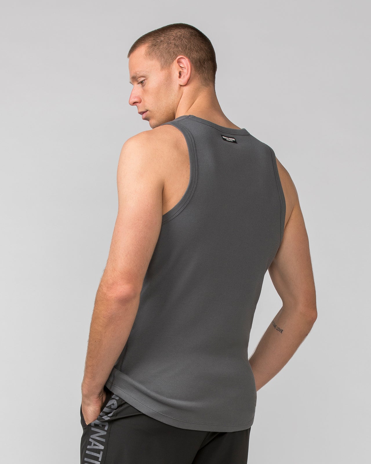 Rib Fitted Training Tank - Tornado-Singlets & Tanks-S-112349TRNDO-S-MNAPPRL27374-3-Muscle Nation