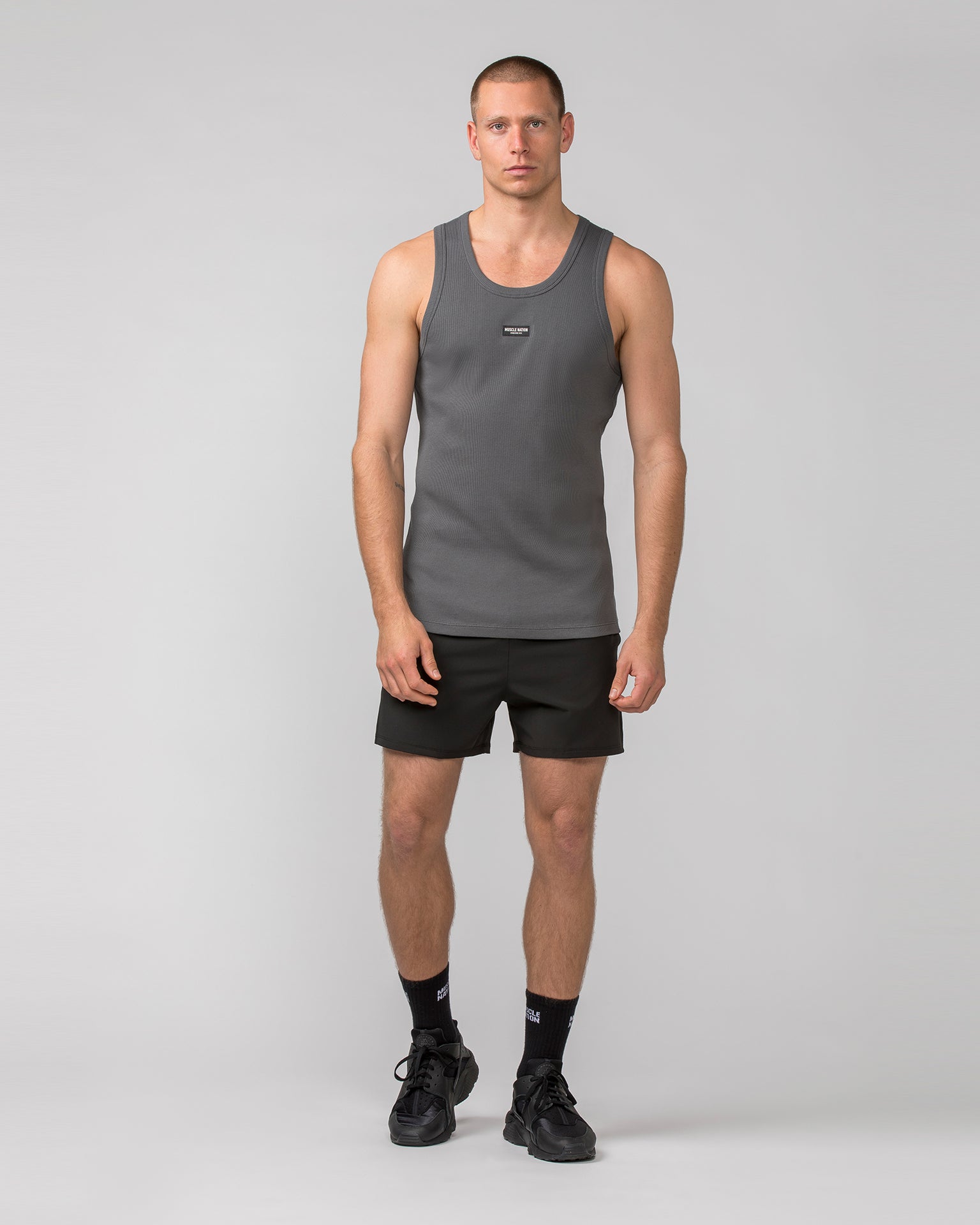 Rib Fitted Training Tank - Tornado-Singlets & Tanks-S-112349TRNDO-S-MNAPPRL27374-6-Muscle Nation