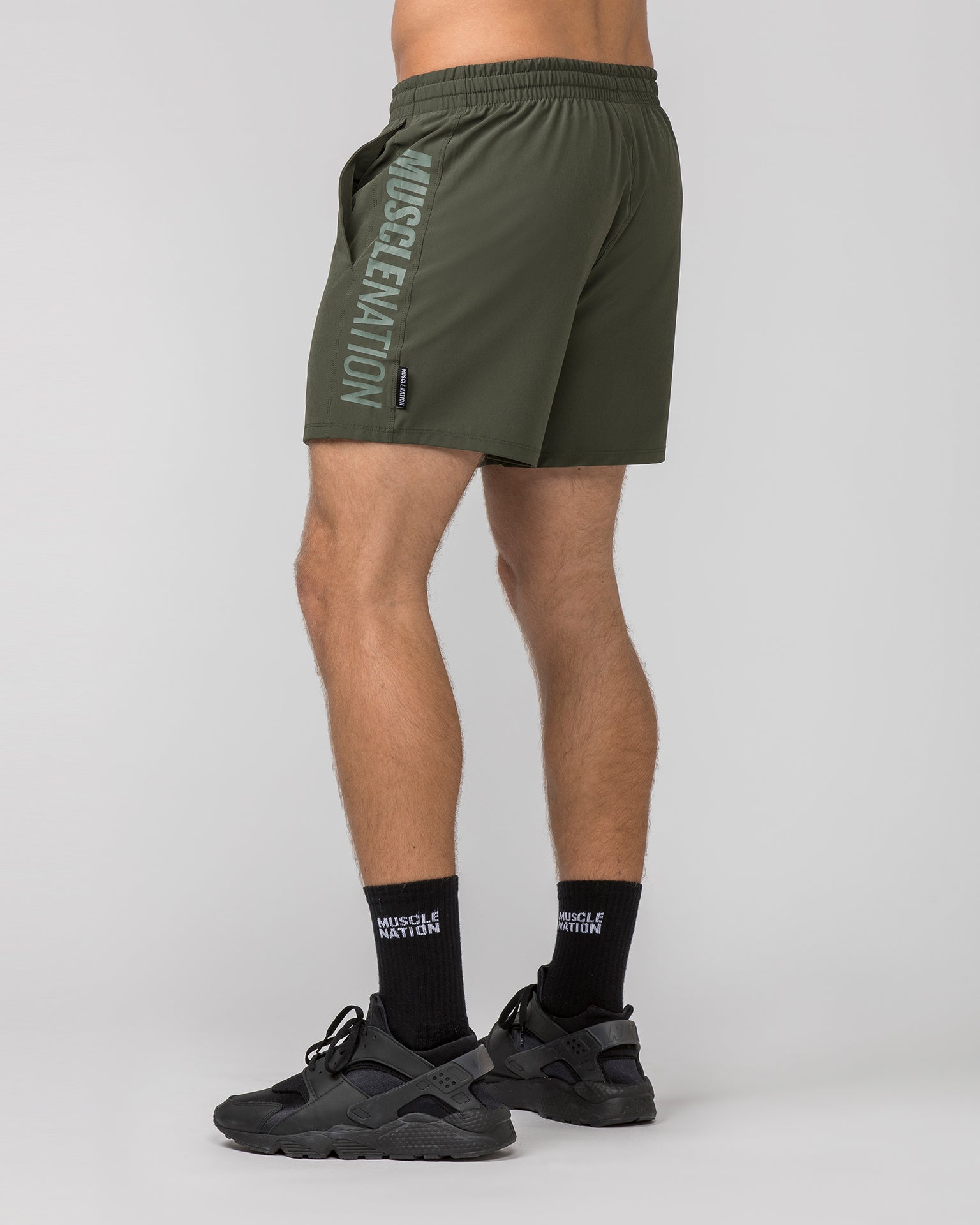 Function 4" Shorts - Dark Khaki-Shorts-S-042362DKHAKI-S-MNAPPRL22319-4-Muscle Nation