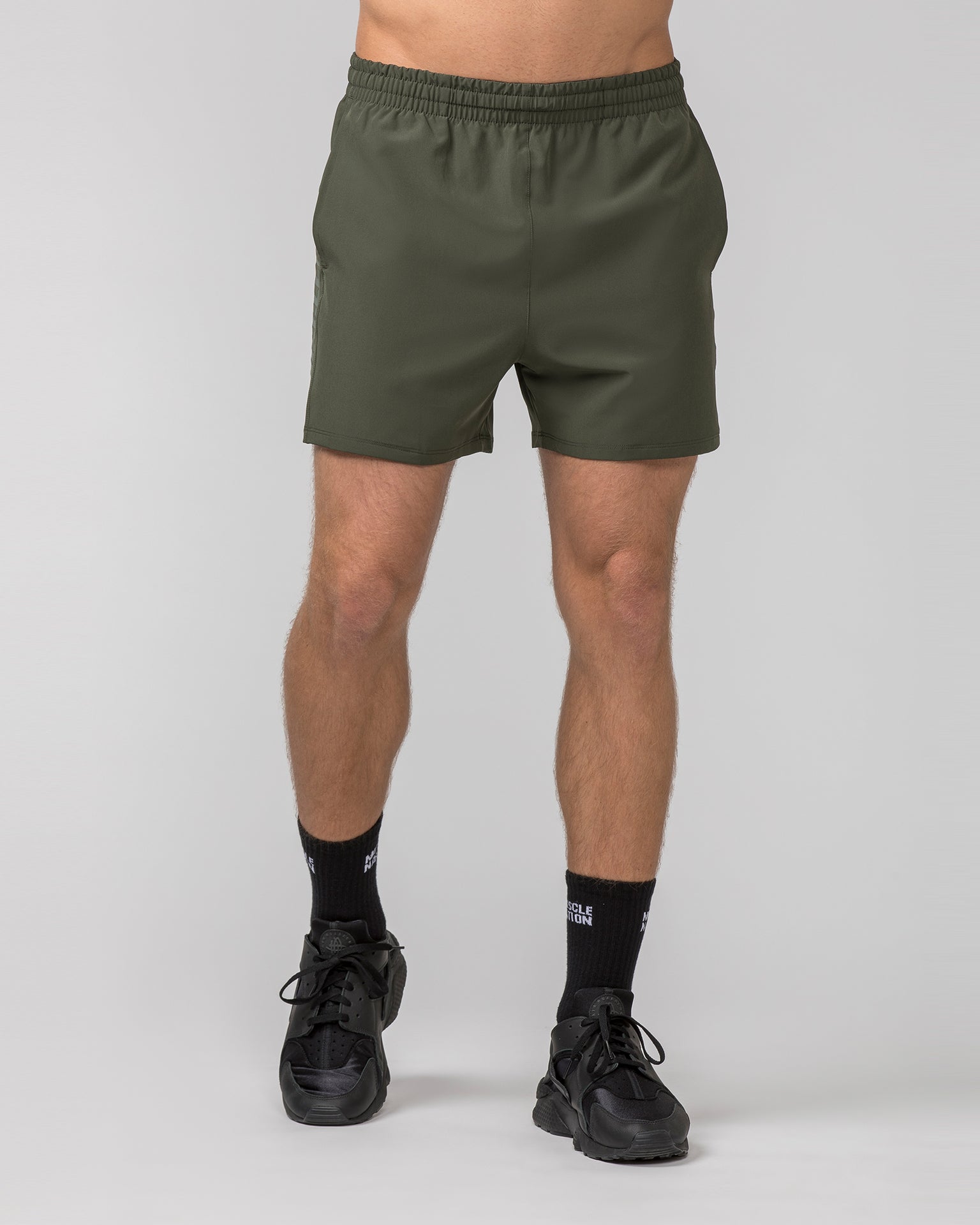 Function 4" Shorts - Dark Khaki-Shorts-S-042362DKHAKI-S-MNAPPRL22319-2-Muscle Nation