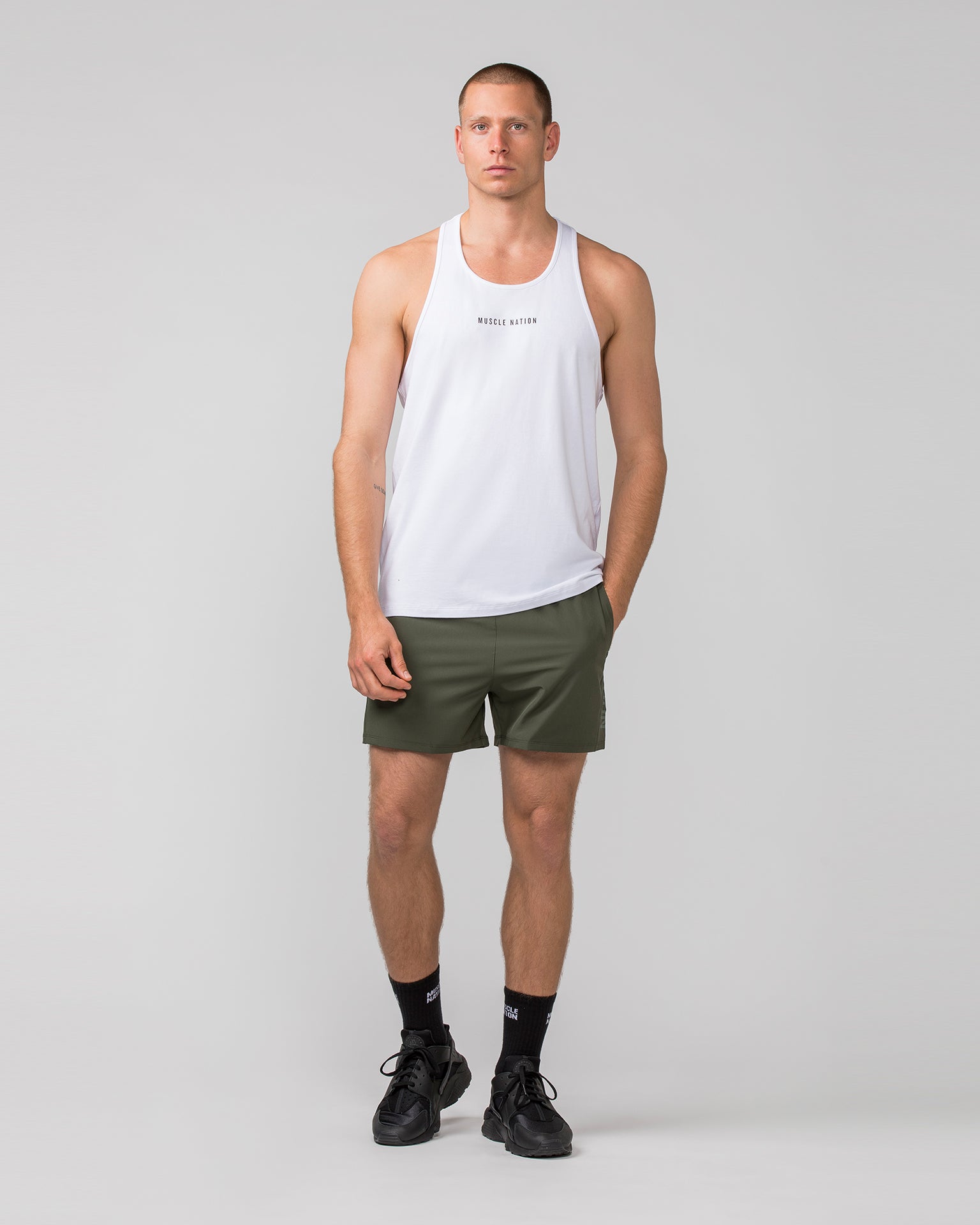 Function 4" Shorts - Dark Khaki-Shorts-S-042362DKHAKI-S-MNAPPRL22319-6-Muscle Nation