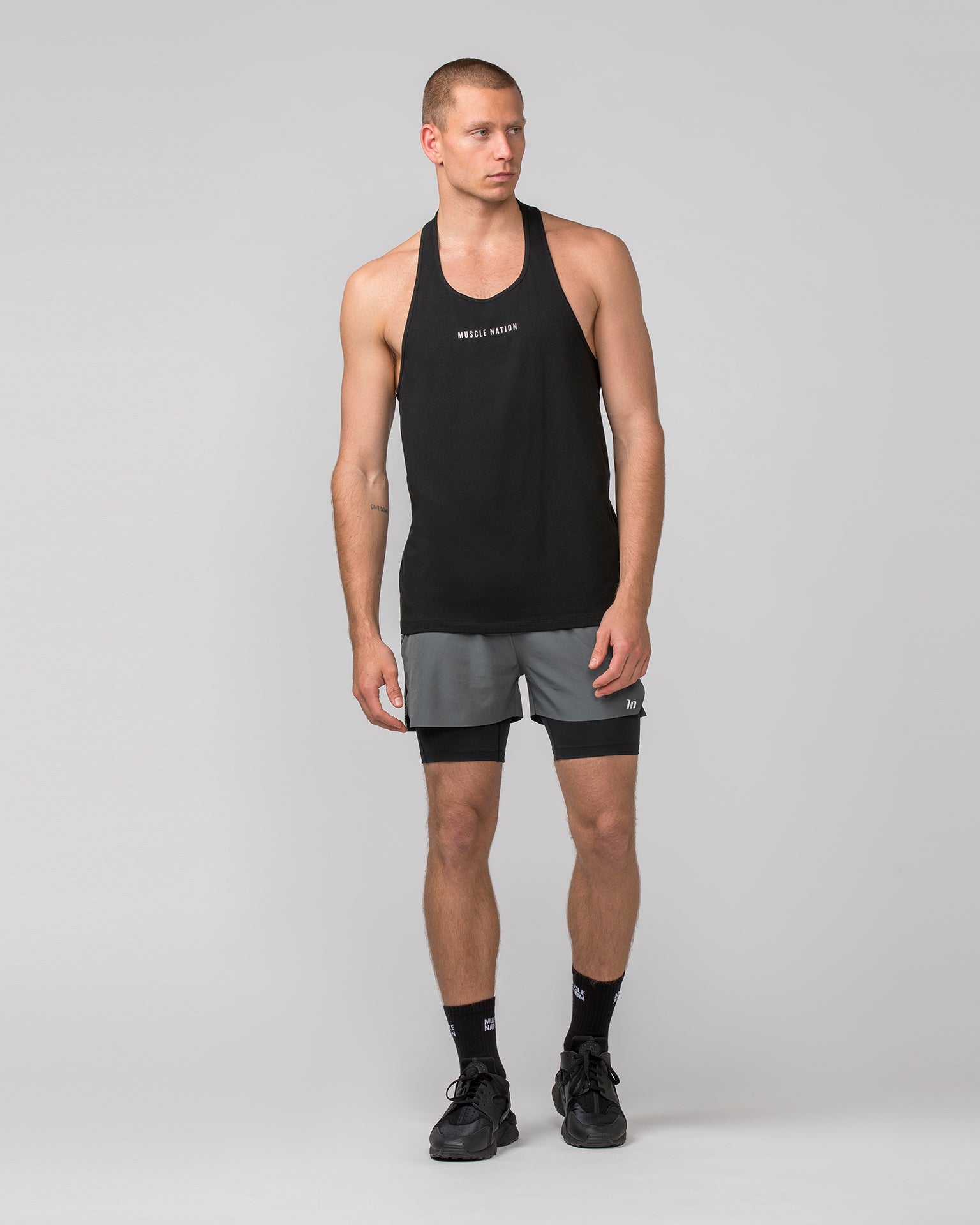Replay 3" Shorts - Tornado/ Black-Shorts-S-022486TRNBLK-S-MNAPPRL30260-7-Muscle Nation