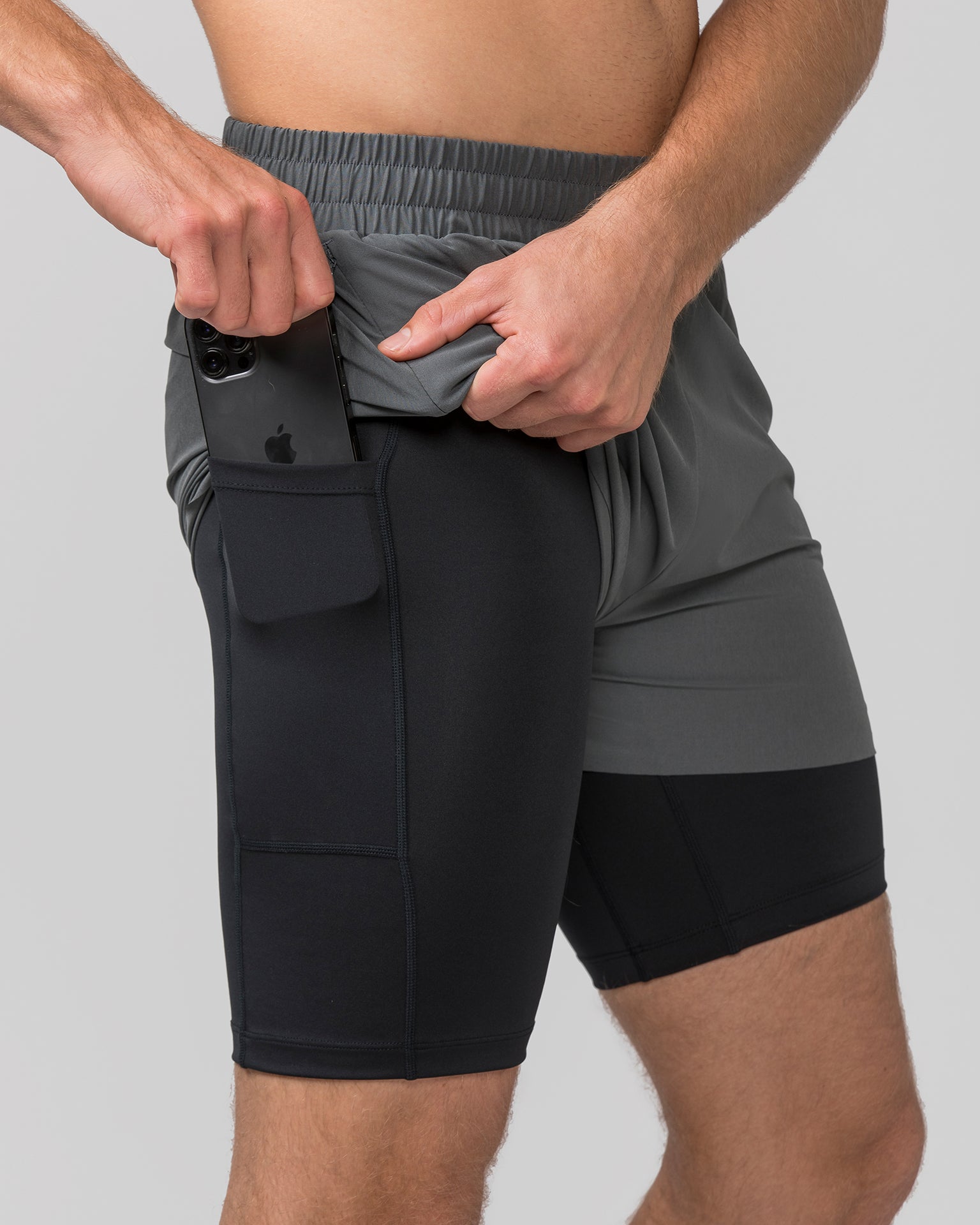 Replay 3" Shorts - Tornado/ Black-Shorts-S-022486TRNBLK-S-MNAPPRL30260-4-Muscle Nation