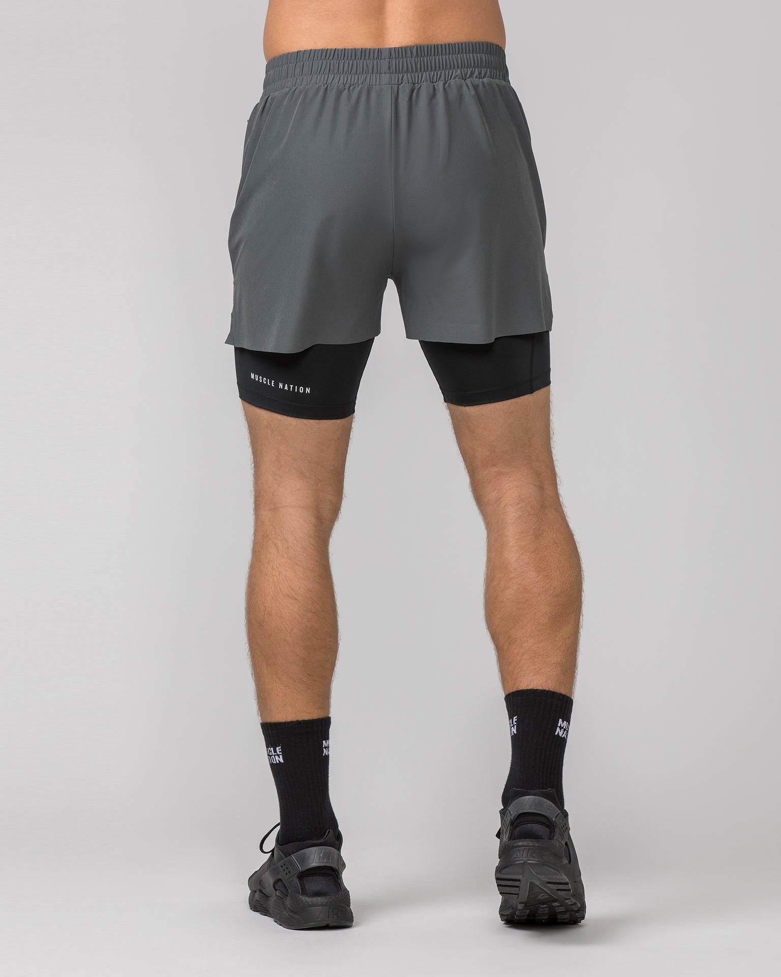 Replay 3" Shorts - Tornado/ Black-Shorts-S-022486TRNBLK-S-MNAPPRL30260-6-Muscle Nation
