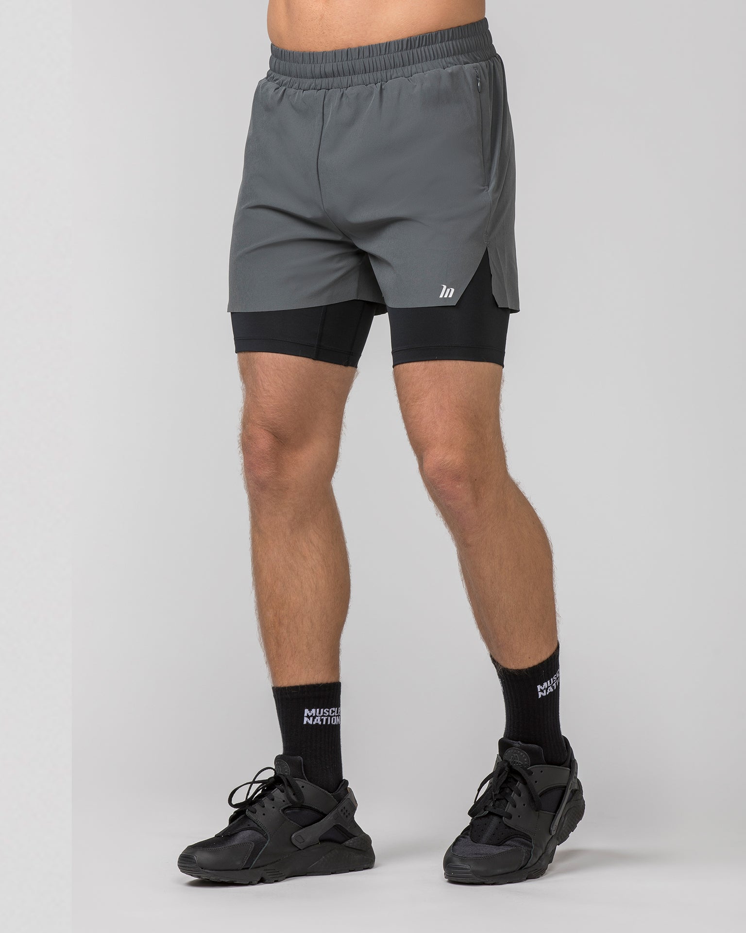 Replay 3" Shorts - Tornado/ Black-Shorts-S-022486TRNBLK-S-MNAPPRL30260-3-Muscle Nation