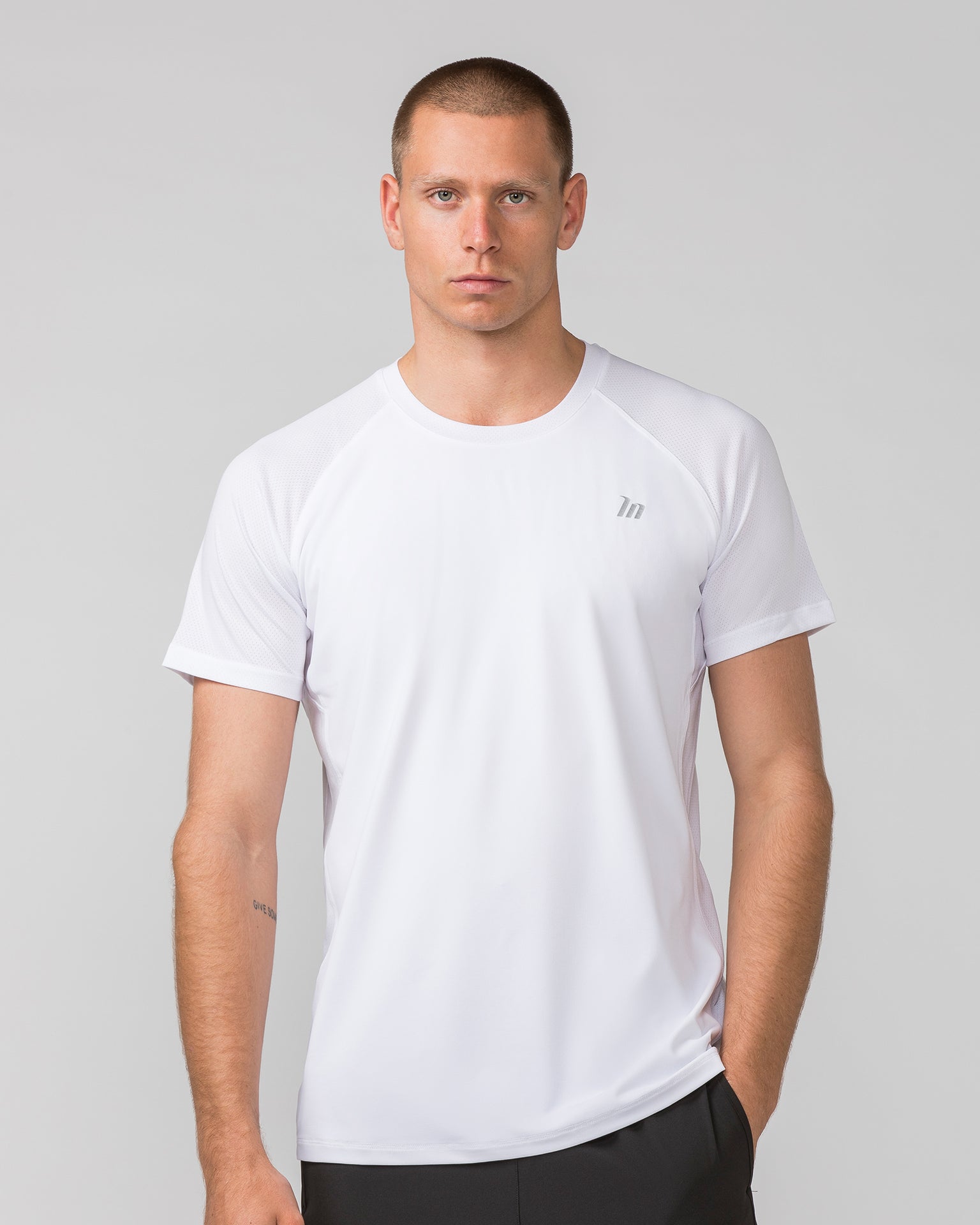 Ventilation Tee - White-T-Shirts-S-062106WHT-S-MNAPPRL11686-2-Muscle Nation