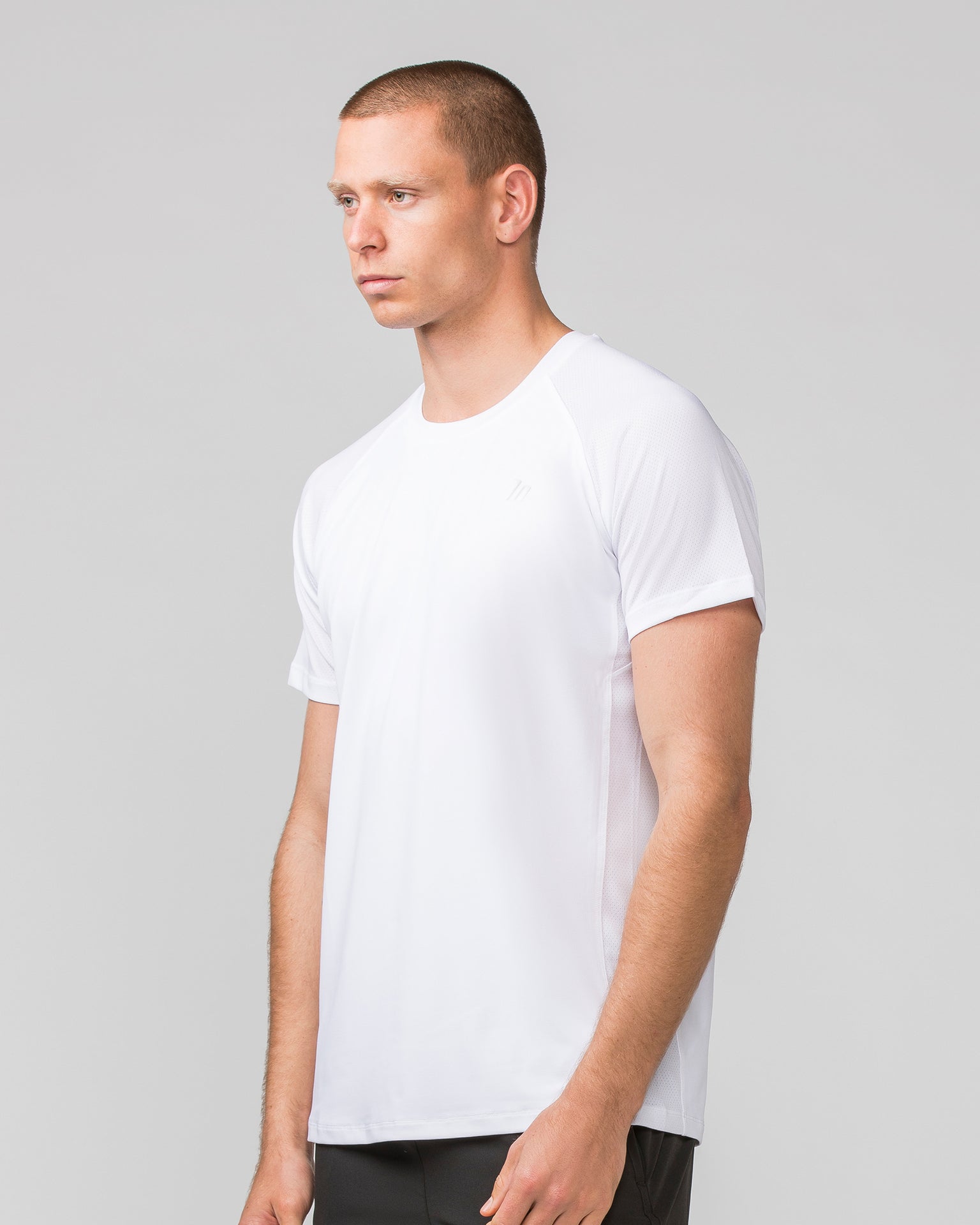 Ventilation Tee - White-T-Shirts-S-062106WHT-S-MNAPPRL11686-3-Muscle Nation