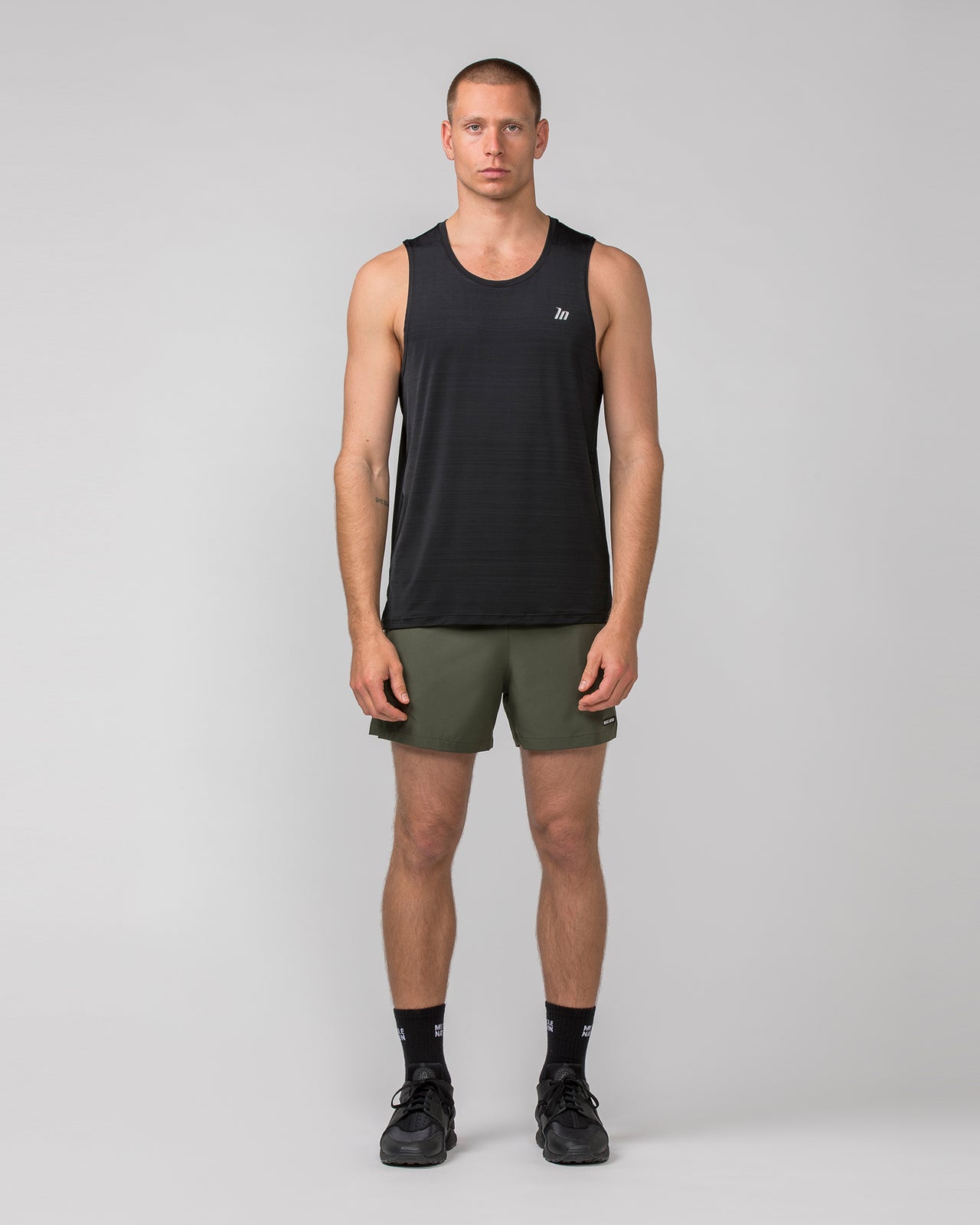 Level Up Training 4" Shorts - Dark Khaki-Shorts-S-112364DKHAKI-S-MNAPPRL28251-7-Muscle Nation