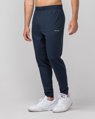 Legacy Tapered Training Jogger - Navy-Bottoms-S-022479NAVY-S-MNAPPRL30218-1-Muscle Nation
