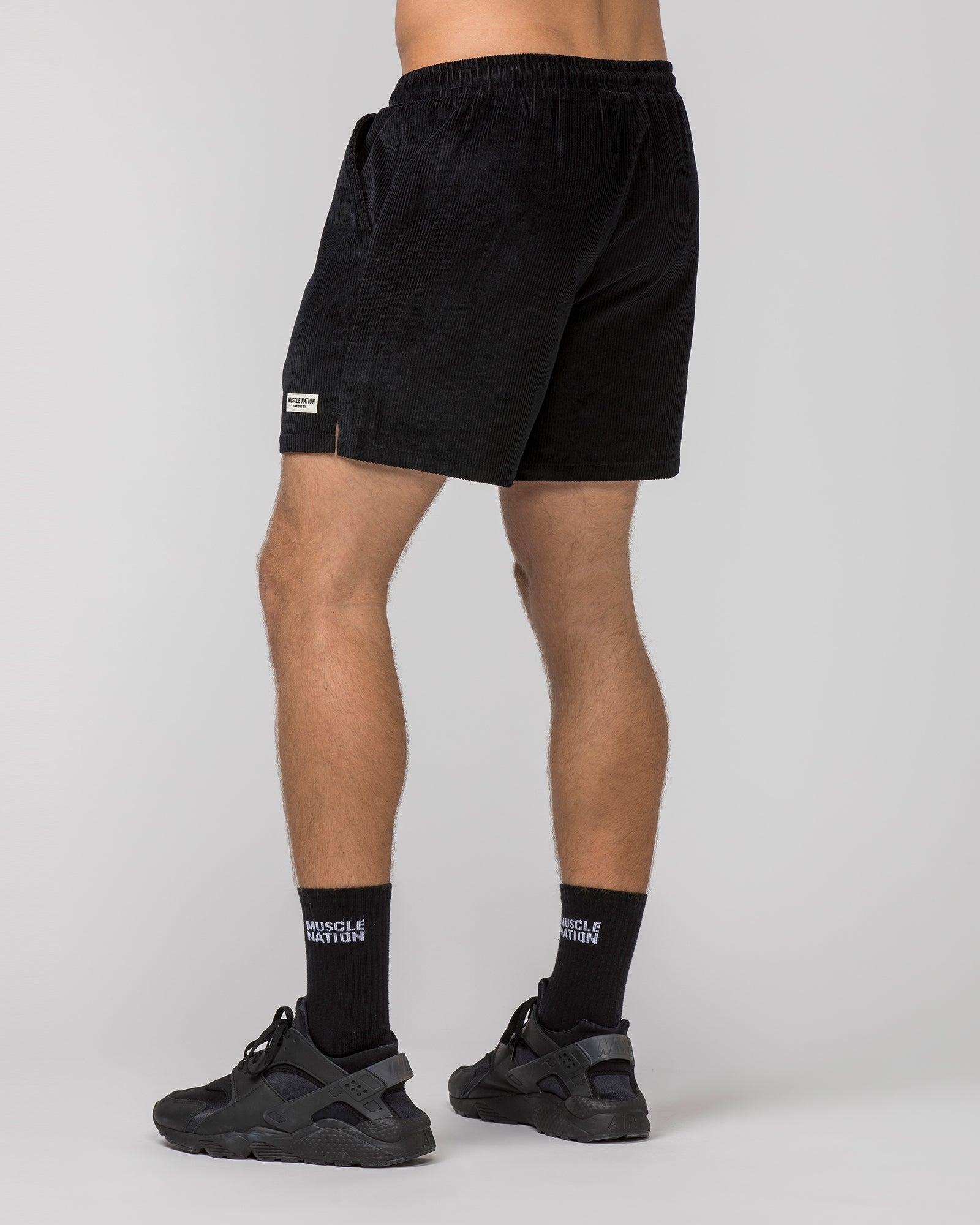 Daily Corduroy Shorts - Black