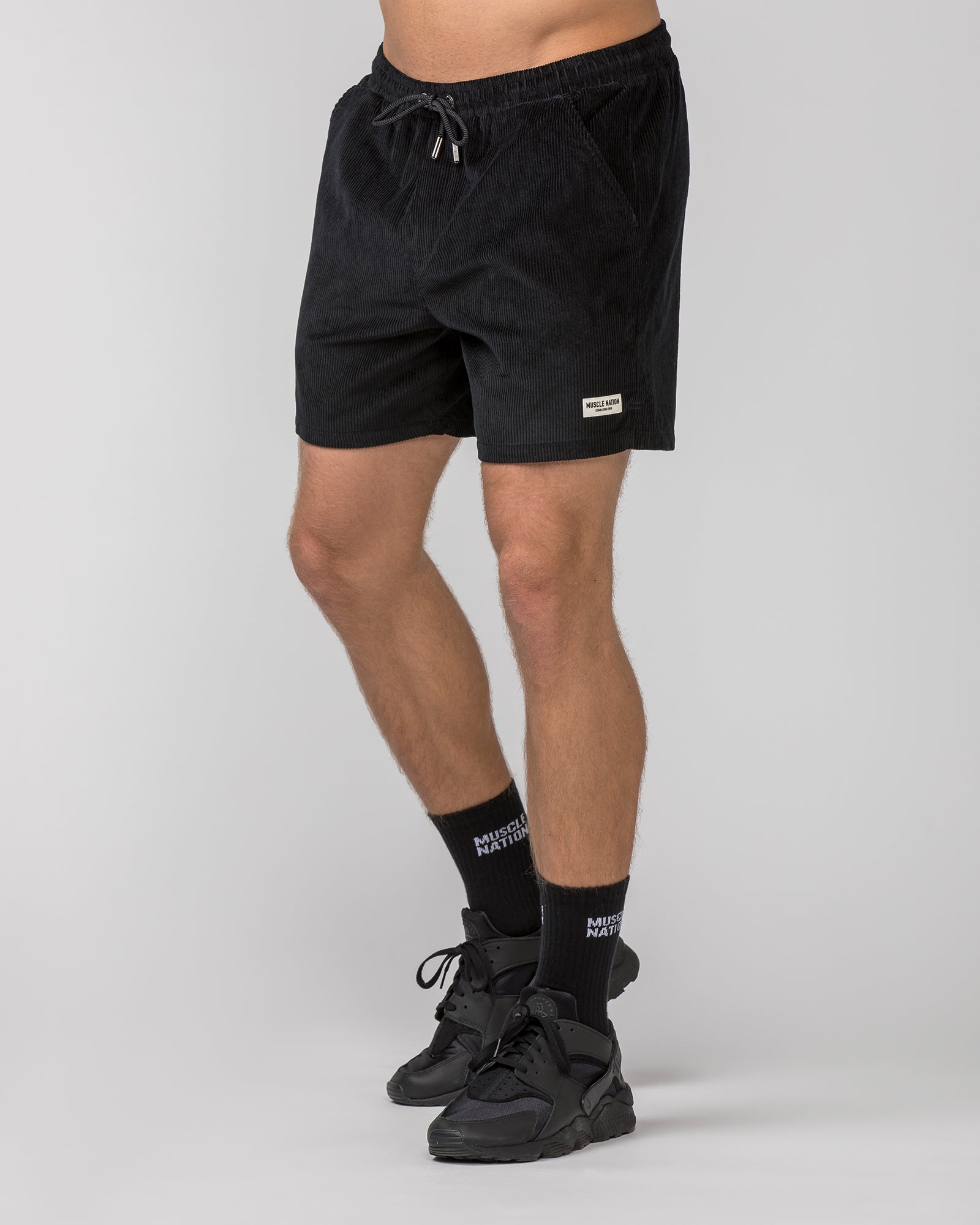 Daily Corduroy Shorts - Black