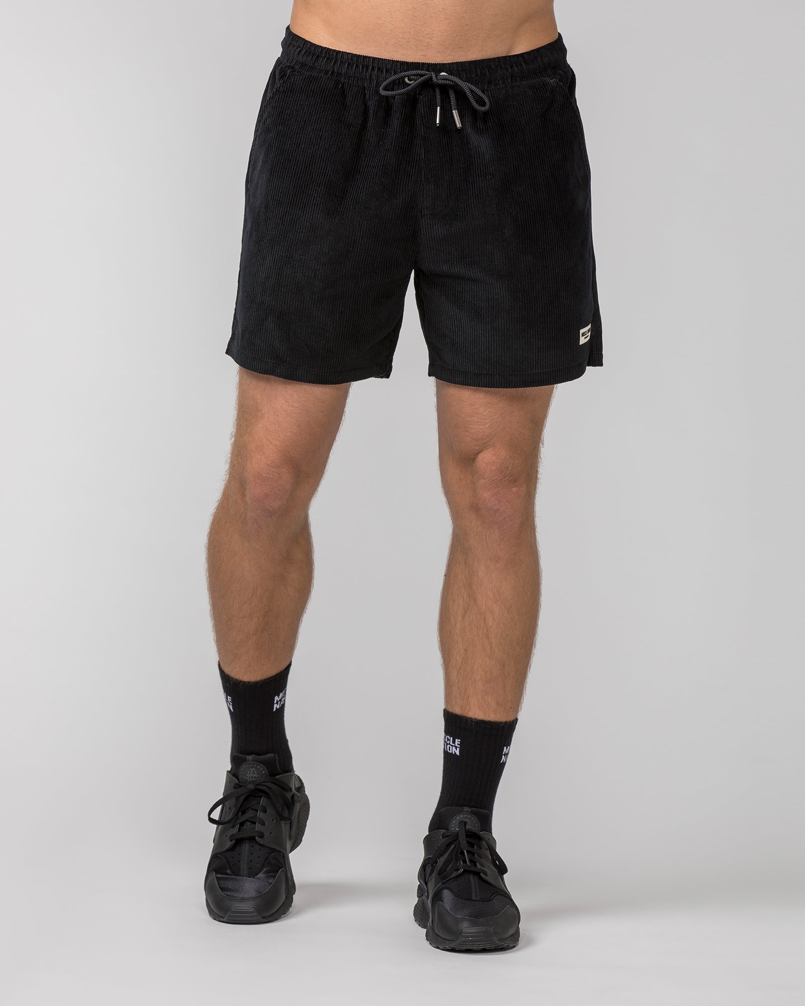 Daily Corduroy Shorts - Black