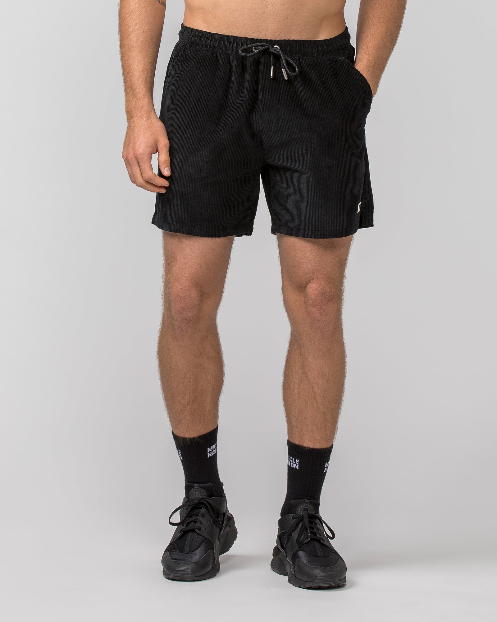 Daily Corduroy Shorts - Black