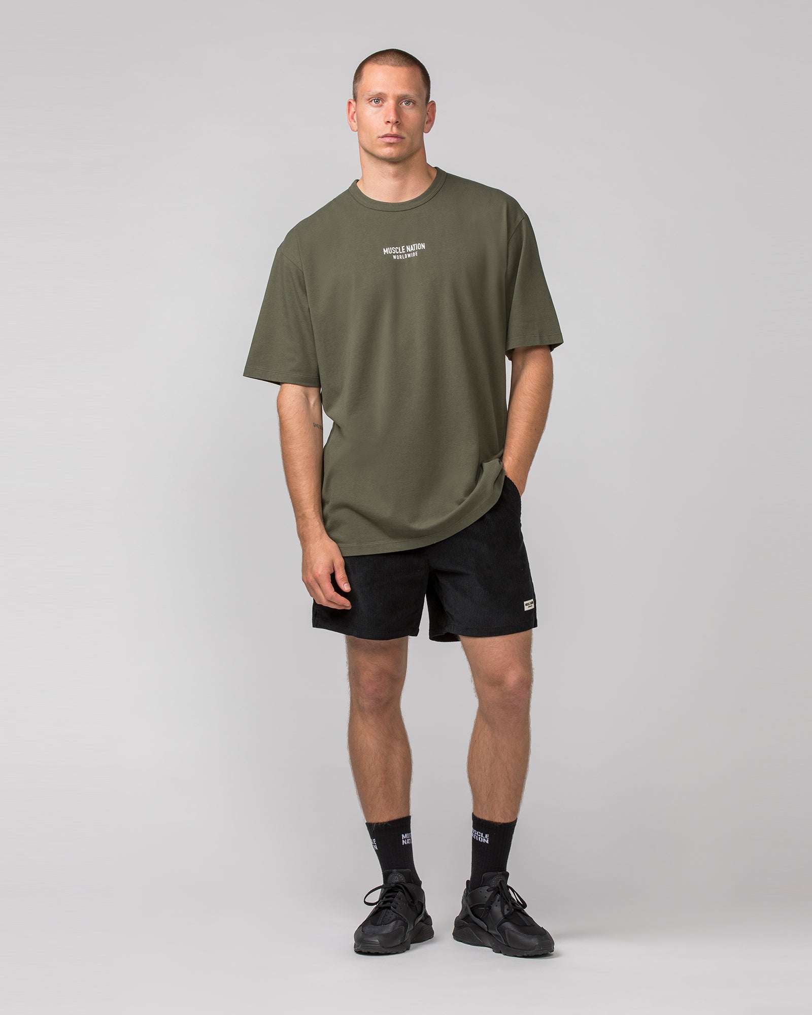 Daily Corduroy Shorts - Black