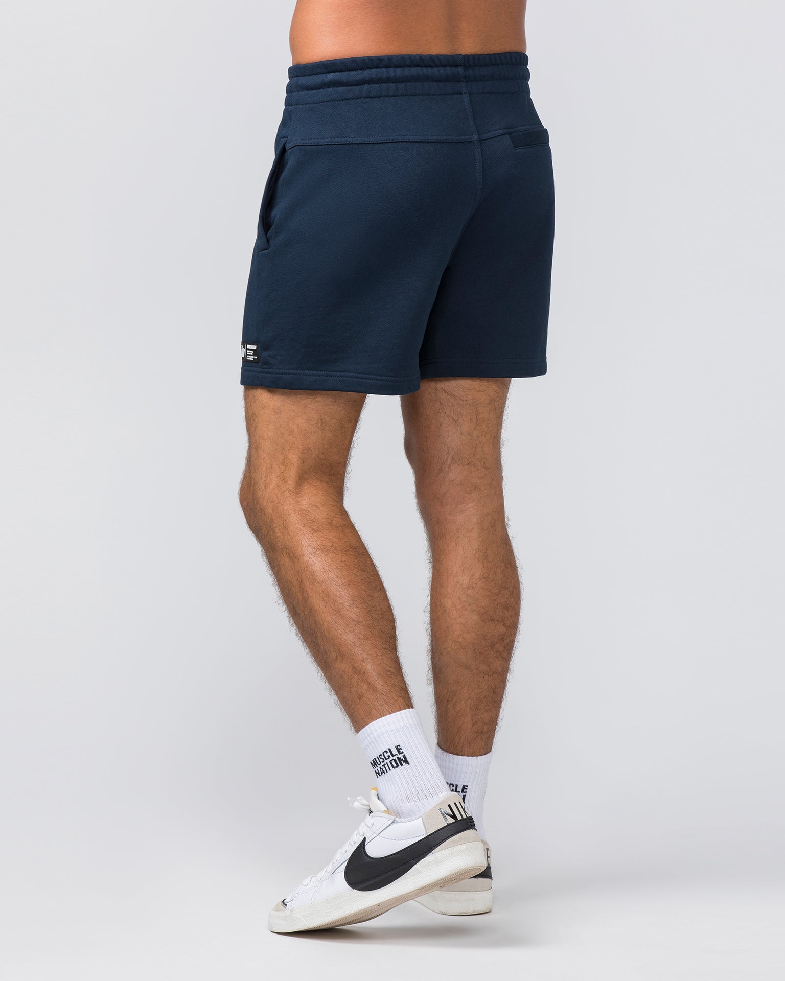 Sweat 5" Shorts - Navy-Shorts-S-032444NAVY-S-MNAPPRL30655-4-Muscle Nation
