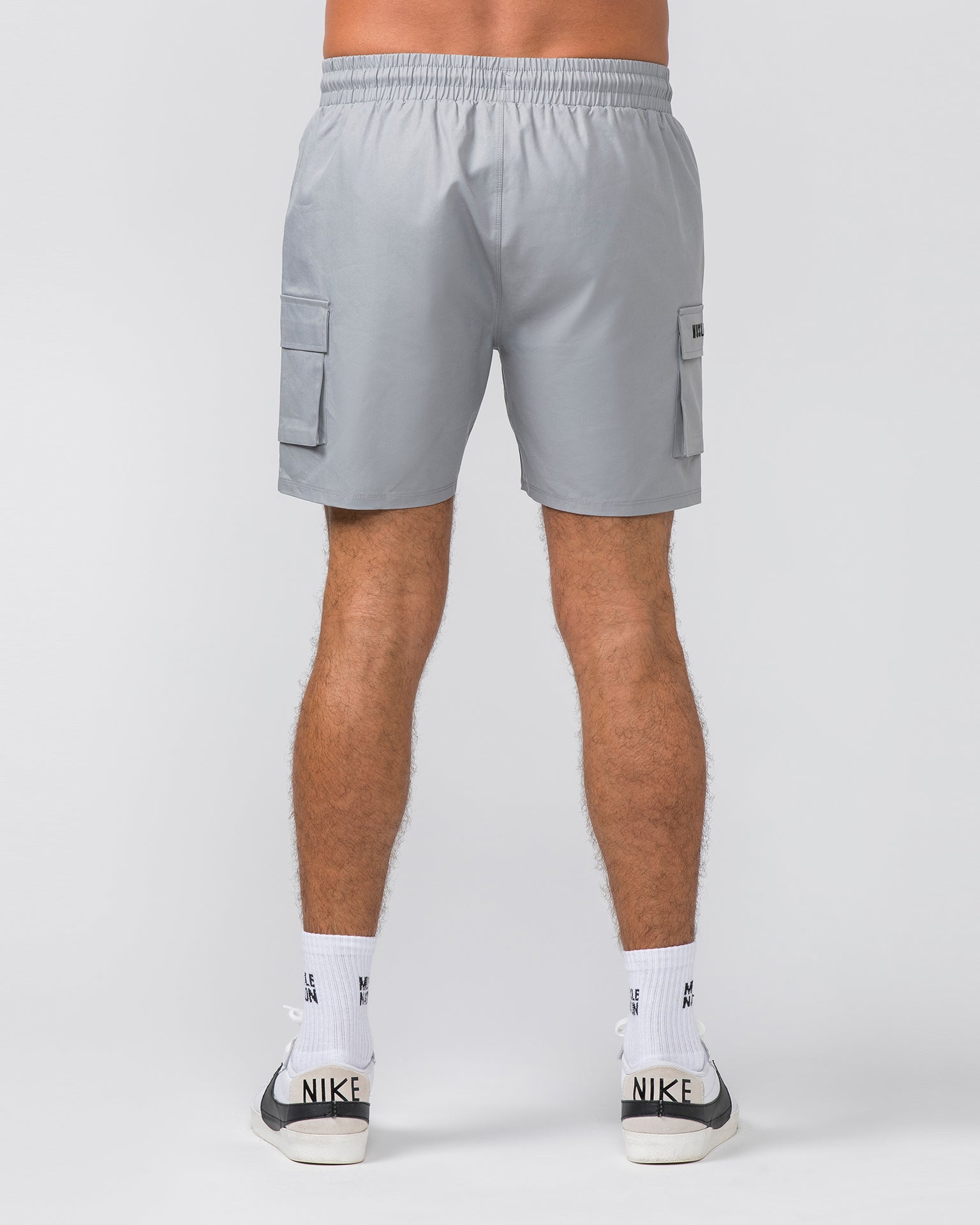 Daily Cargo 5" Shorts - Jet Grey-Shorts-S-042346JETGRY-S-MNAPPRL30882-6-Muscle Nation