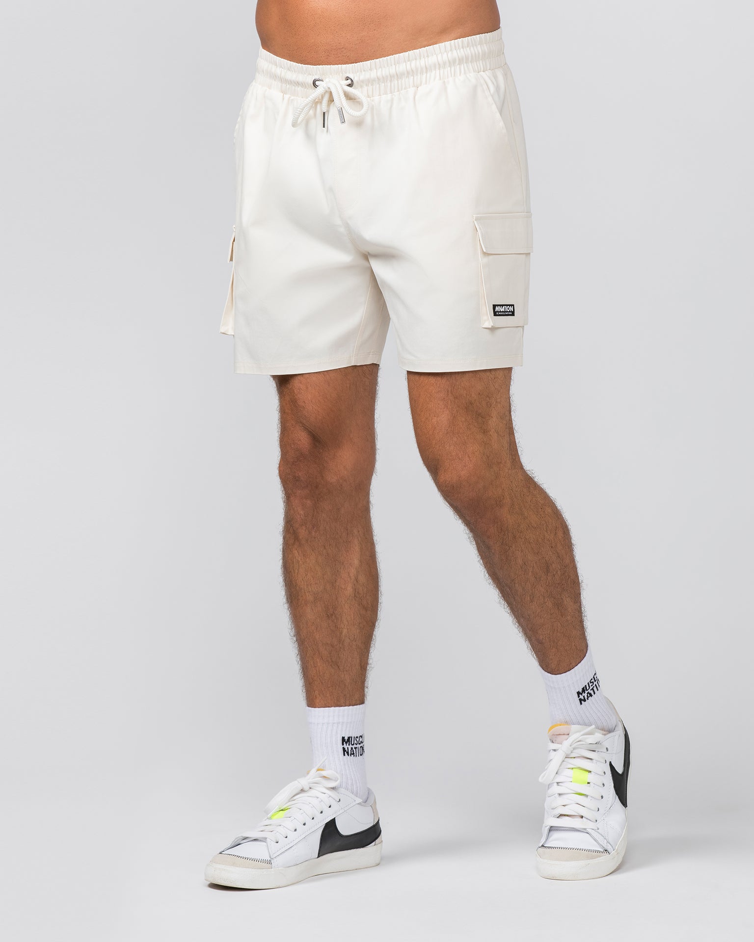 Daily Cargo 5" Shorts - Travertine-Shorts-S-042346TRAV-S-MNAPPRL30889-3-Muscle Nation