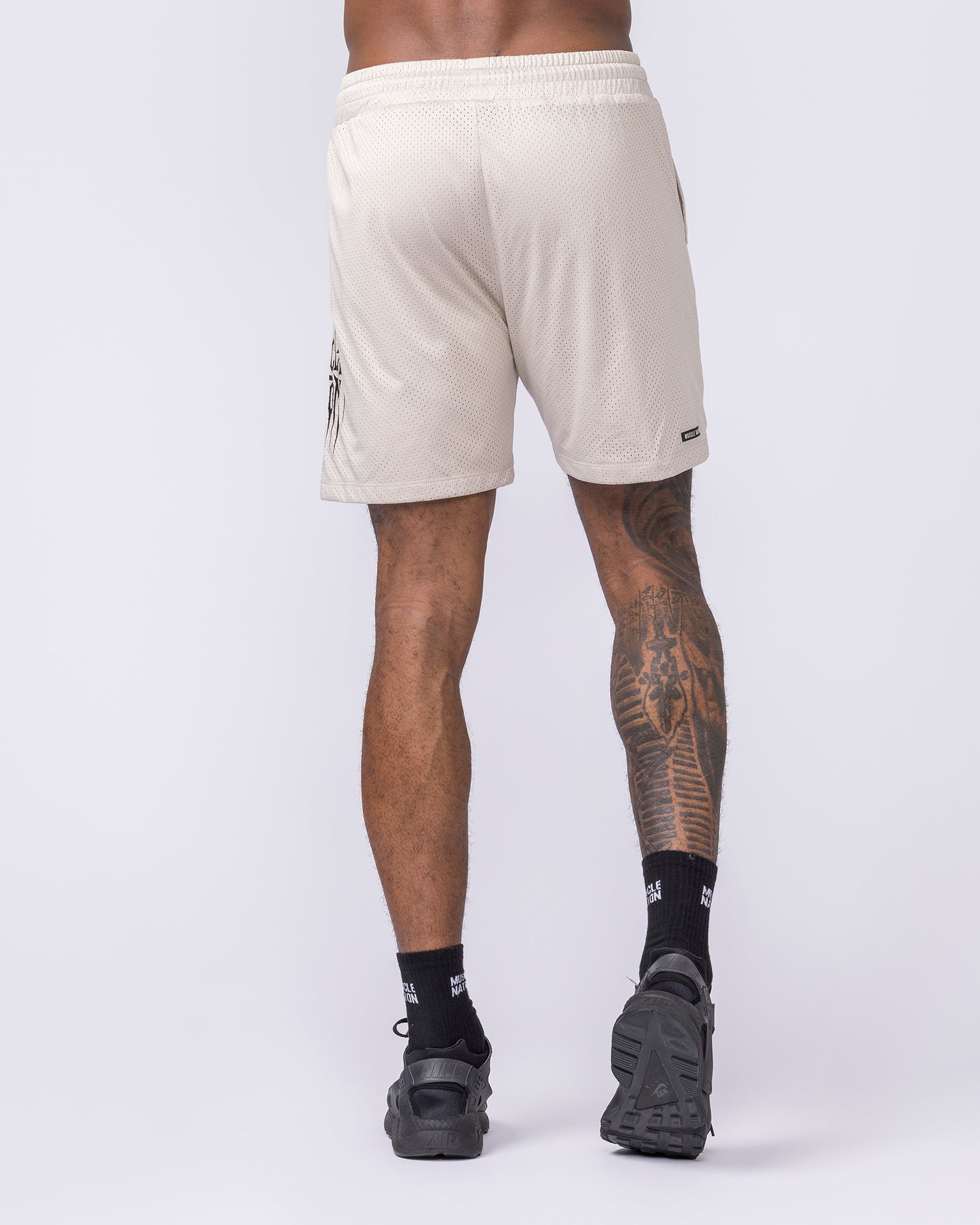 Metalcore Lay Up 5" Shorts - Cream-Shorts-S-022616CREAM-S-MNAPPRL48614-6-Muscle Nation