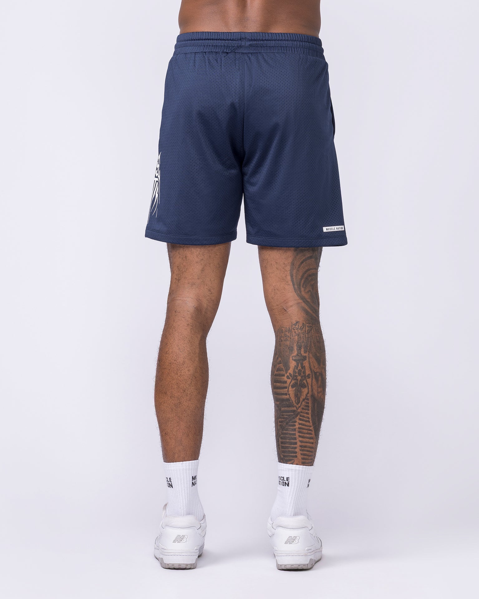 Metalcore Lay Up 5" Shorts - Navy-Shorts-S-022616NAVY-S-MNAPPRL48621-5-Muscle Nation