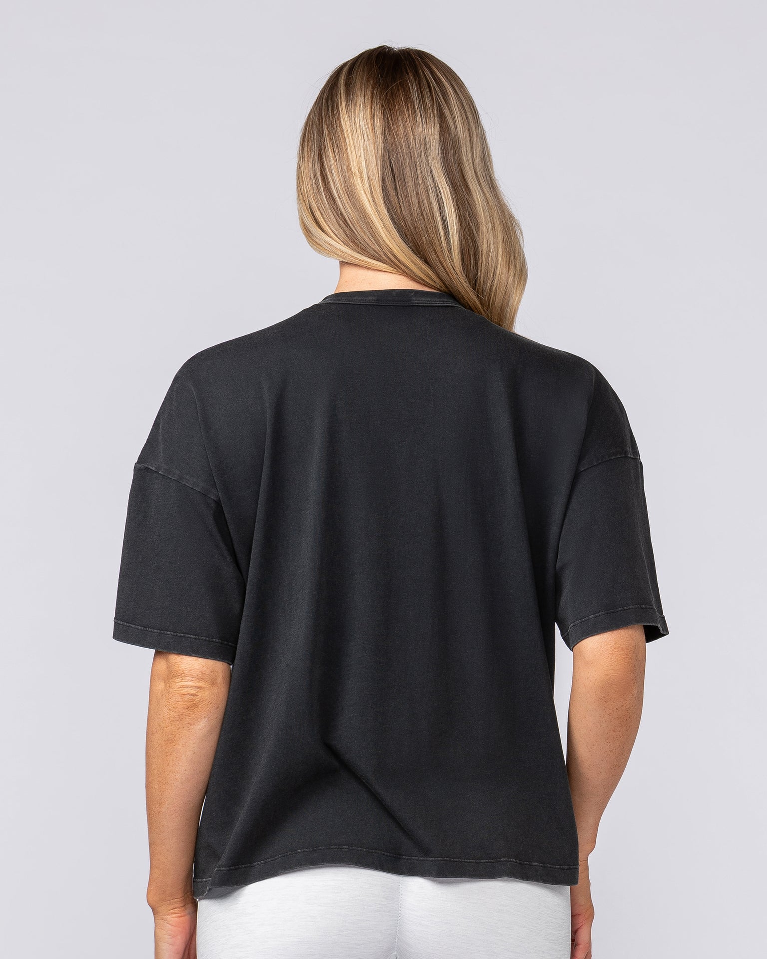 Misfit Boxy Vintage Tee - Washed Black-T-Shirts-XXS-082510WSHBLK-XXS-MNAPPRL43696-5-Muscle Nation