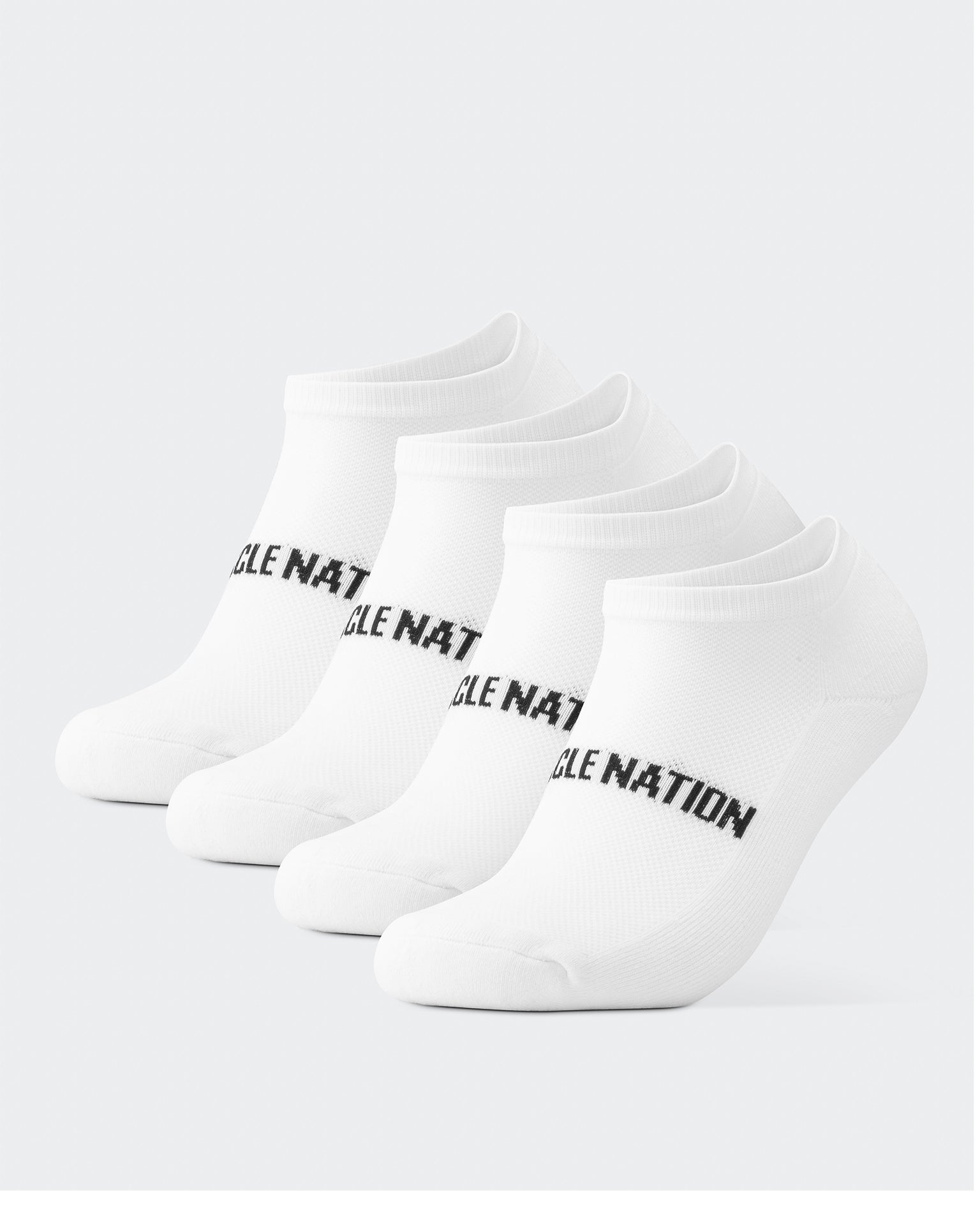 Mens Ankle Socks (2X Pack) - White-Socks-ACC1125237WHT-MNAPPRL47953-1-Muscle Nation
