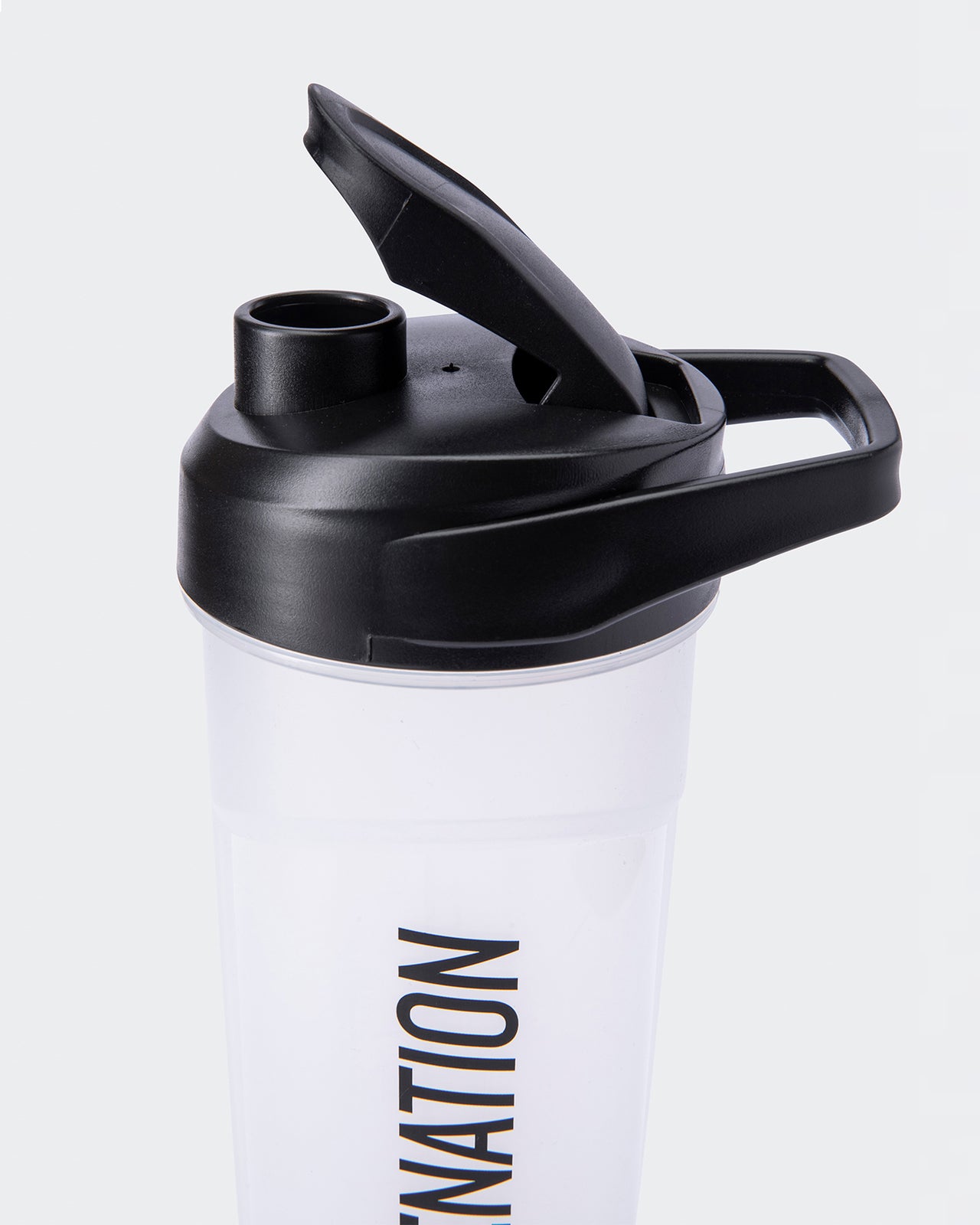 500ml MN Shaker-Accessories-Clear / Black-MNAPPRL22496CLR-ONE-MNAPPRL22496-2-Muscle Nation