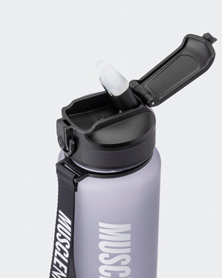 Essential Straw Bottle-Shakers & Bottles-Black-AC1123111BLK-ONE-MNAPPRL28567-2-Muscle Nation