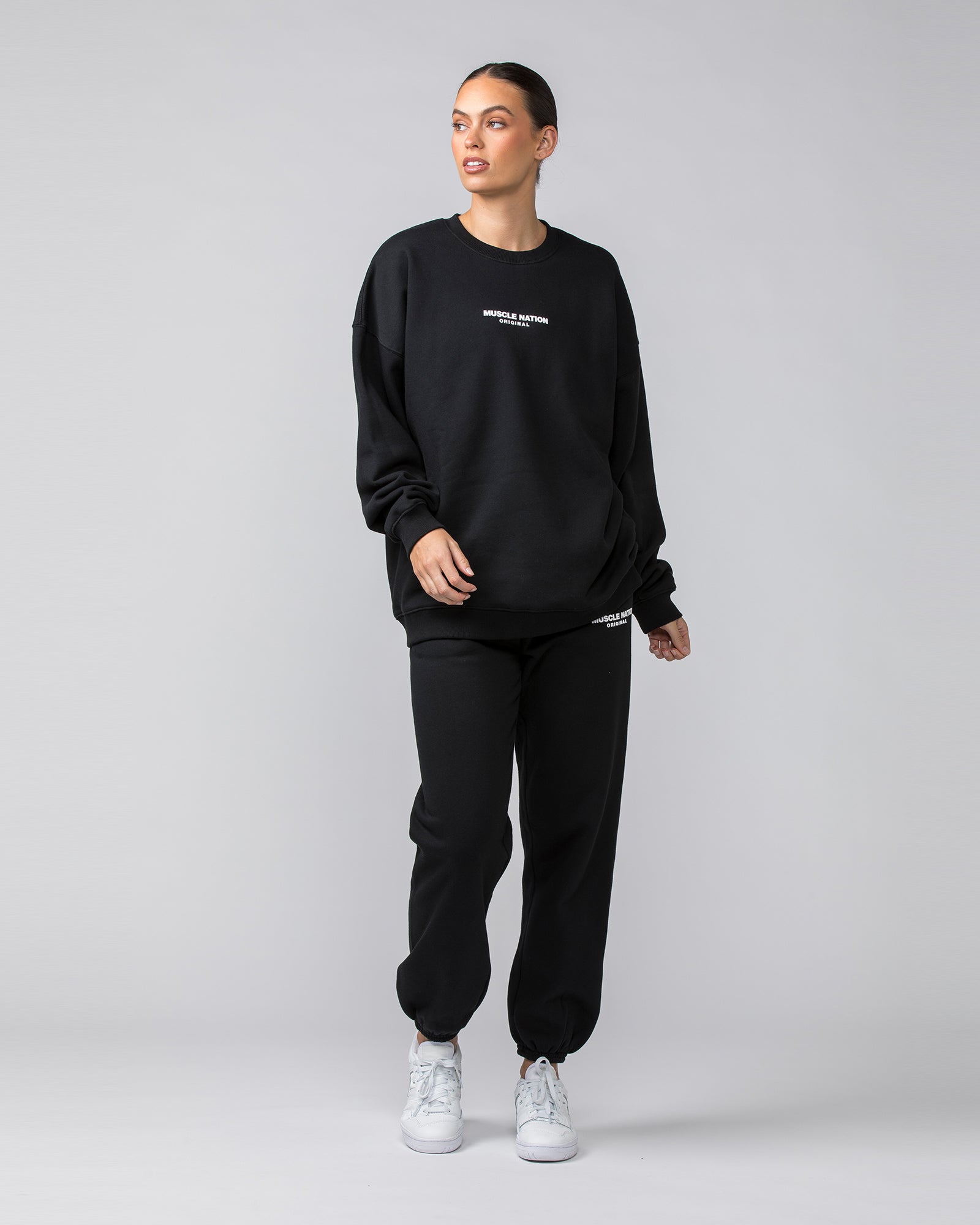 Weekend Oversized Pullover - Black