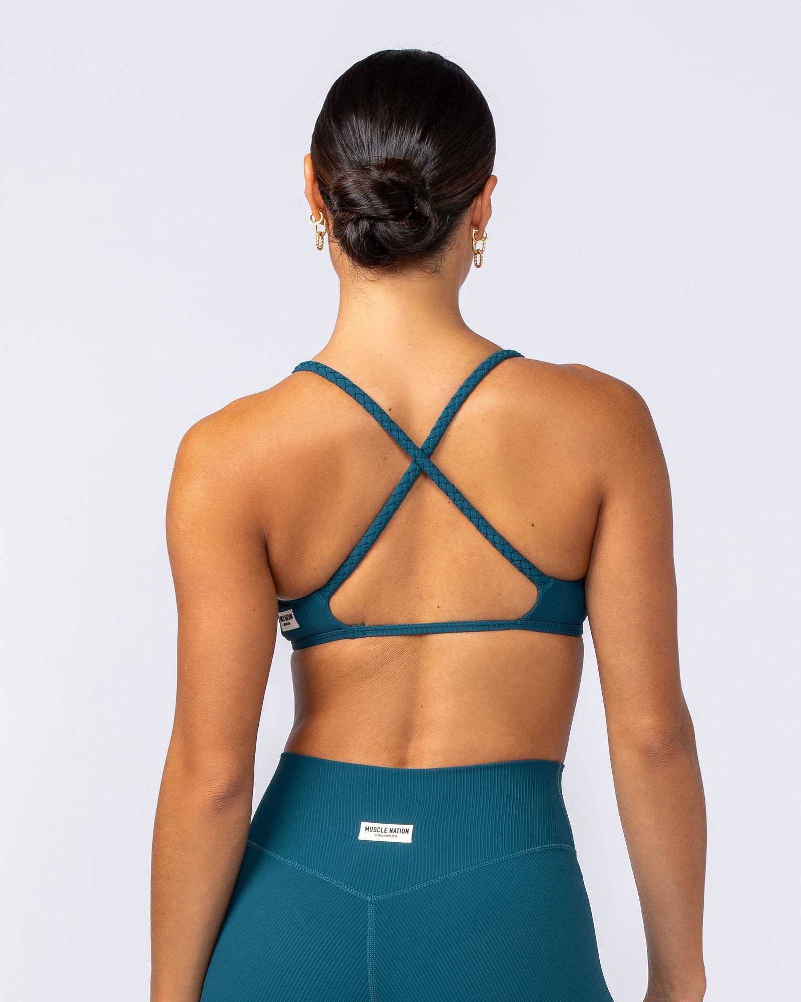 Breeze Rib Bralette - Dark Marine