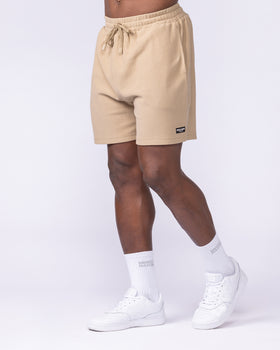 Everyday Jersey Shorts - Butterscotch-Shorts-S-1125224BTTRSTCH-S-MNAPPRL47578-1-Muscle Nation