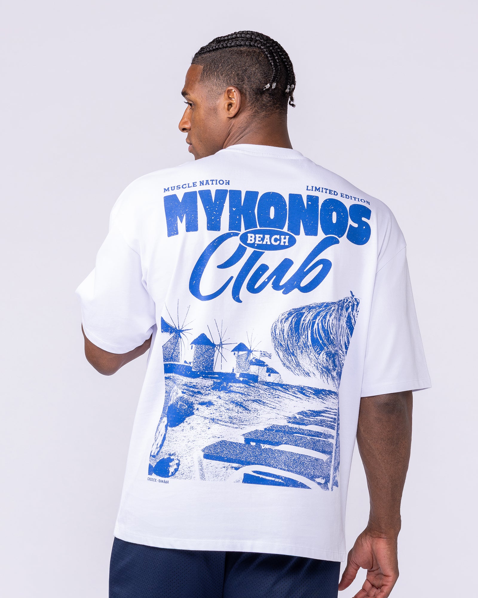 Mykonos Oversized Tee - White-T-Shirts-XXS-1125180WHT-XXS-MNAPPRL47599-3-Muscle Nation