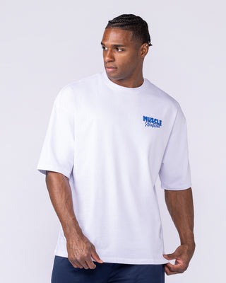 Mykonos Oversized Tee - White-T-Shirts-XXS-1125180WHT-XXS-MNAPPRL47599-2-Muscle Nation