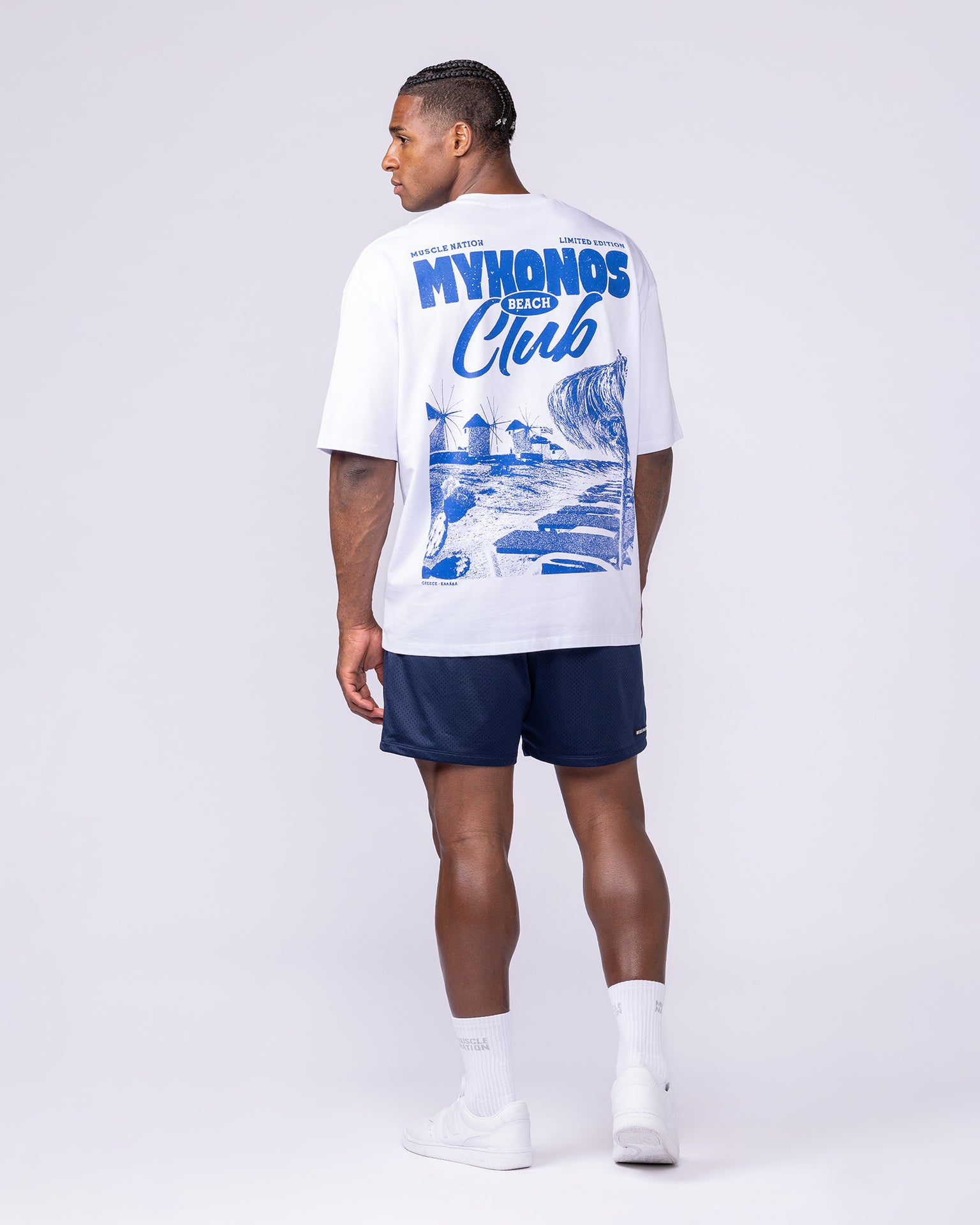 Mykonos Oversized Tee - White-T-Shirts-XXS-1125180WHT-XXS-MNAPPRL47599-5-Muscle Nation