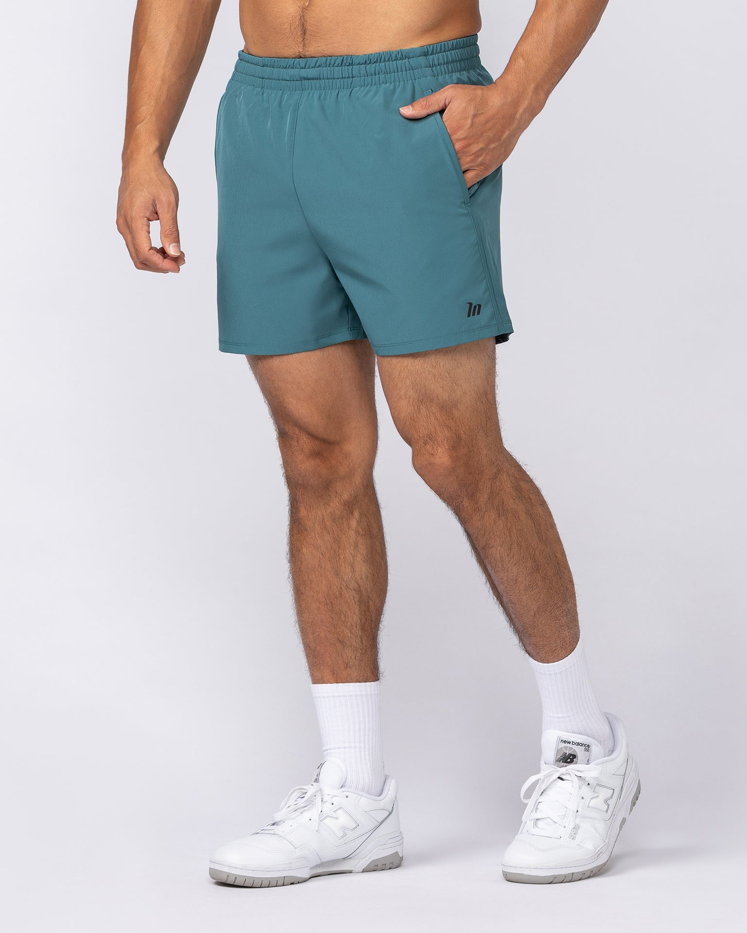 New Heights 4" Shorts - Shark-Shorts-S-092529SHRK-S-MNAPPRL44241-1-Muscle Nation