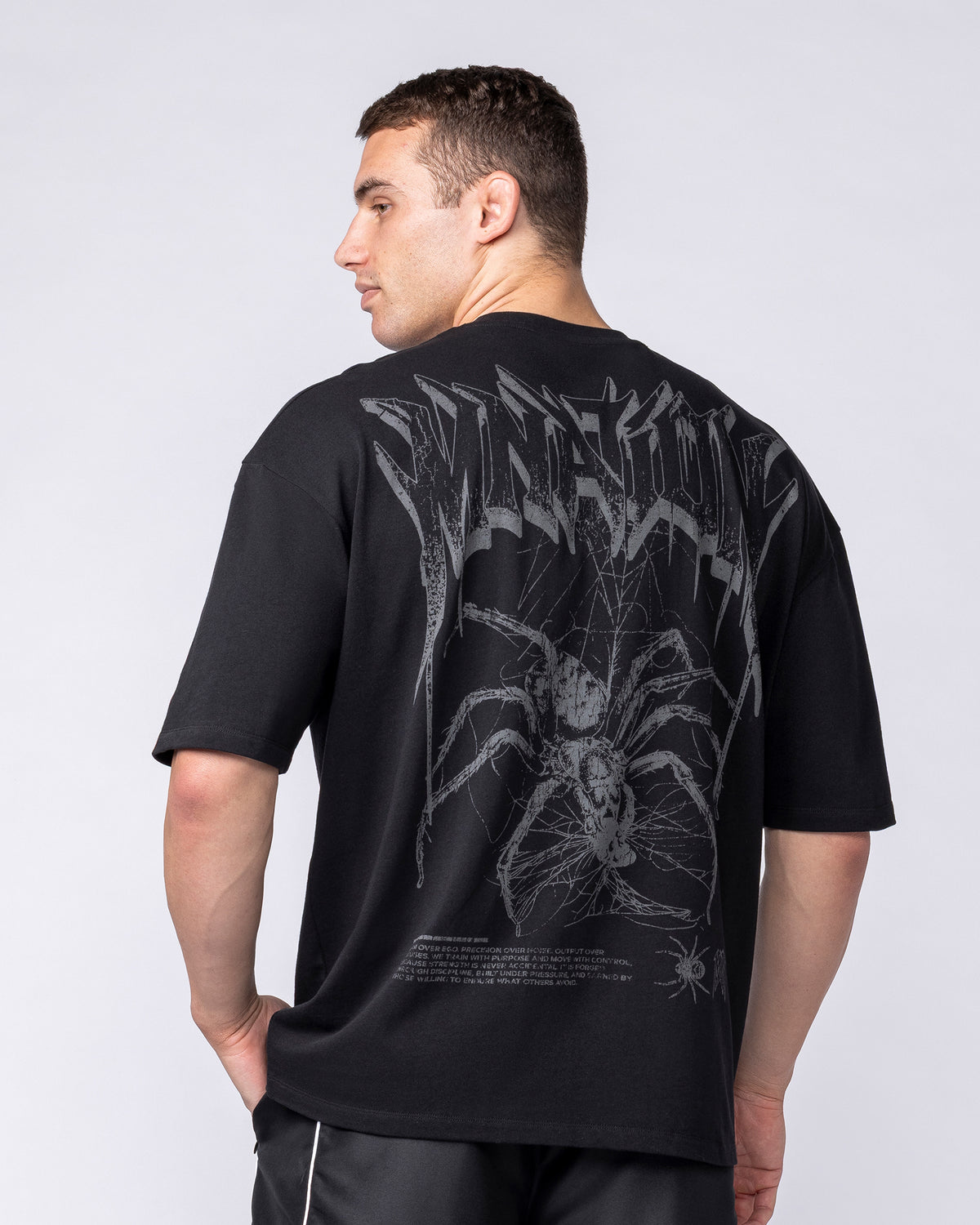 Nightfall Oversized Tee - Black