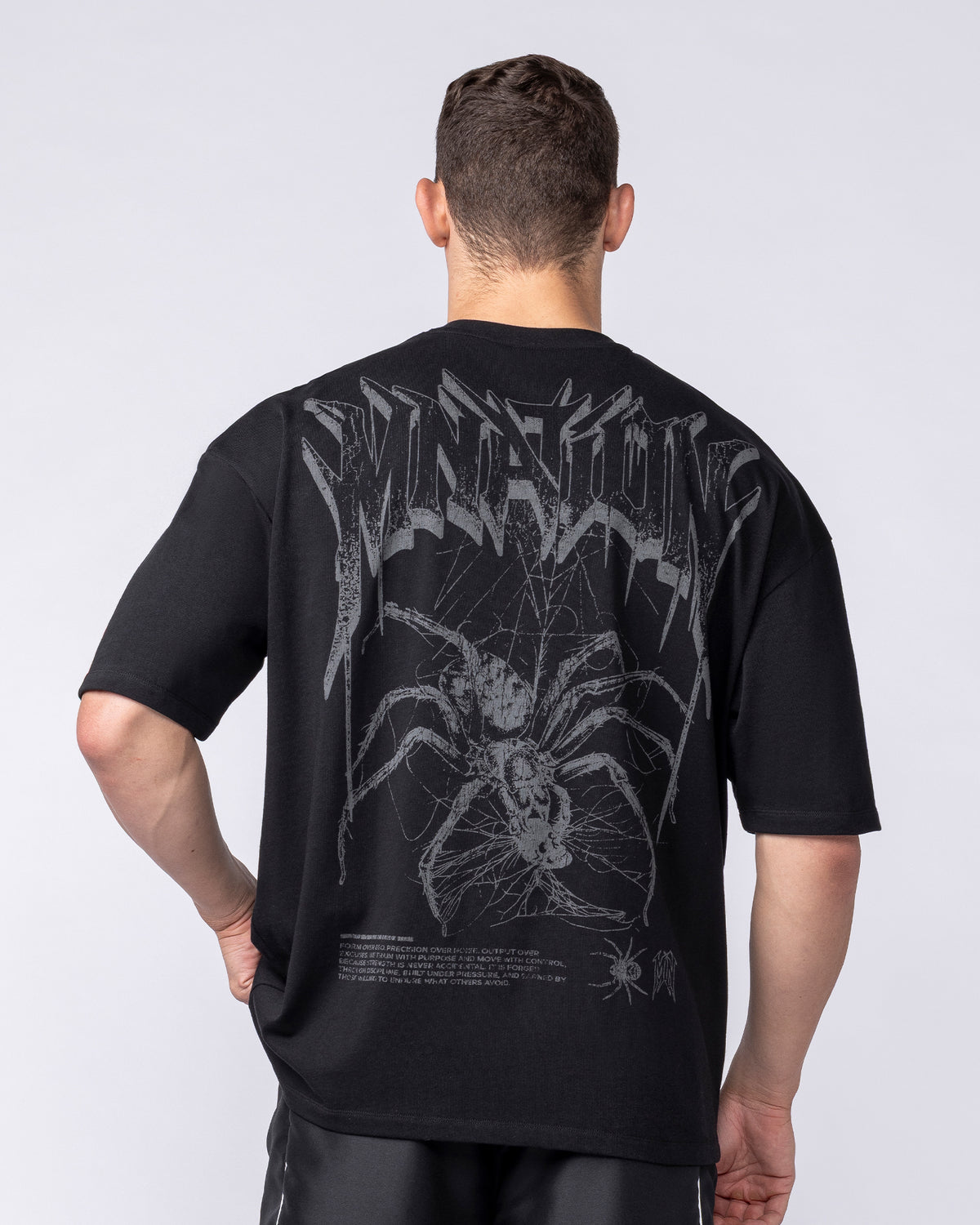 Nightfall Oversized Tee - Black