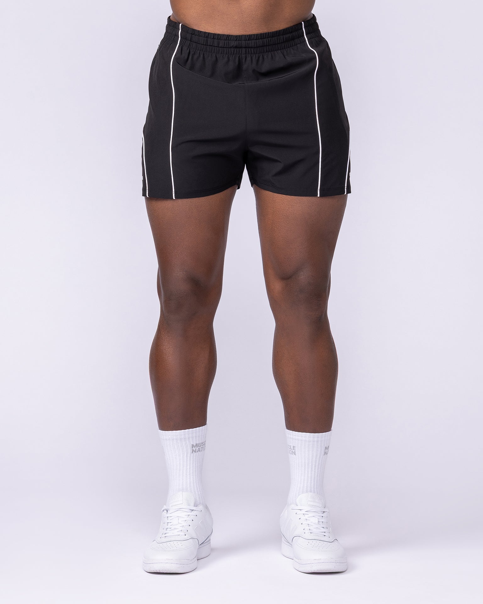 Offside Training 3" Shorts - Black-Shorts-S-112551BLK-S-MNAPPRL47615-3-Muscle Nation