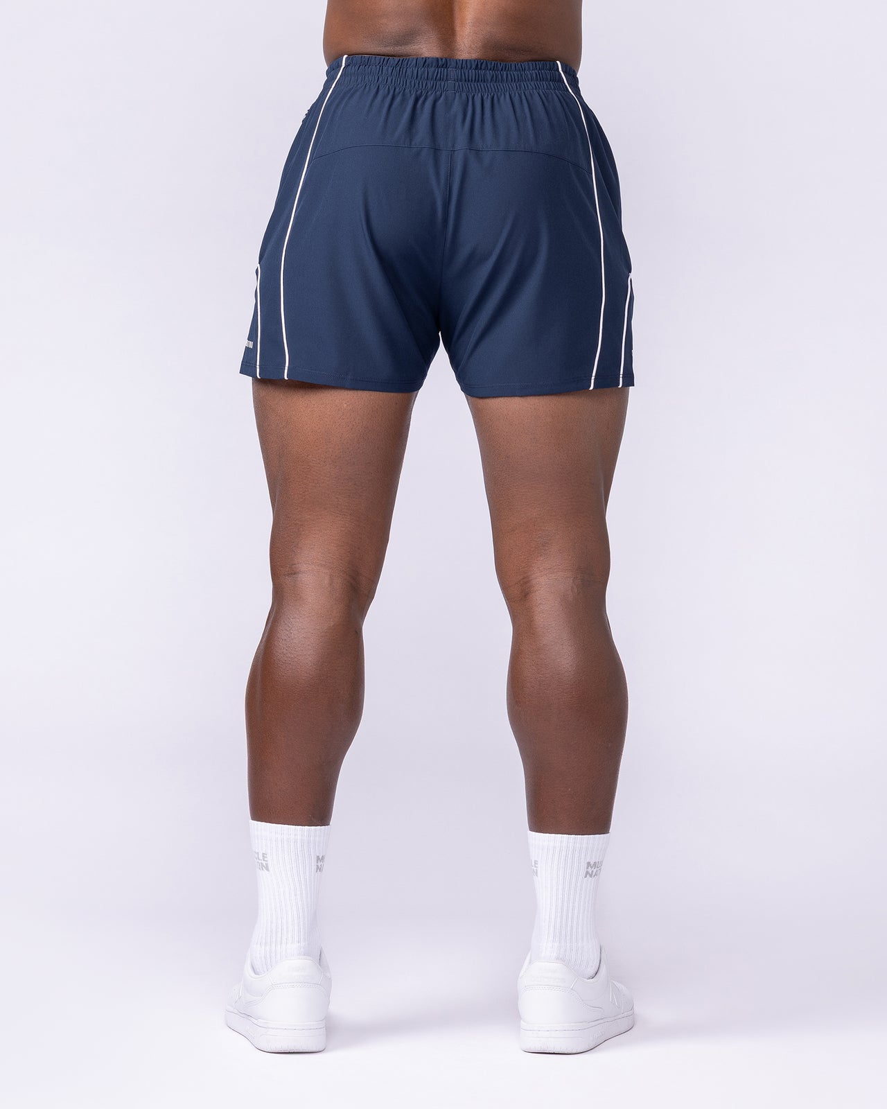Offside Training 3" Shorts Navy - Muscle Nation men's gym shorts, view 5
