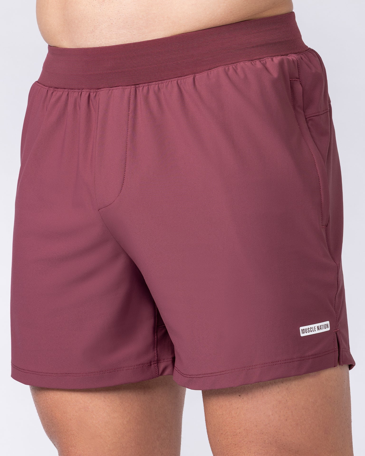 On Repeat Training 5" Shorts - Maroon
