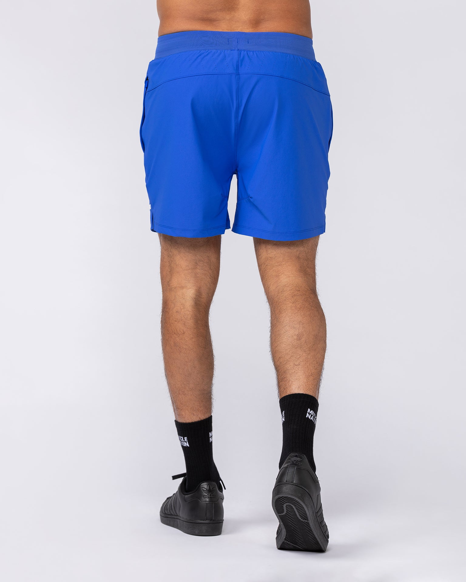 On Repeat Training 5" Shorts - Power Blue-Shorts-S-082534PWRBL-S-MNAPPRL43963-5-Muscle Nation