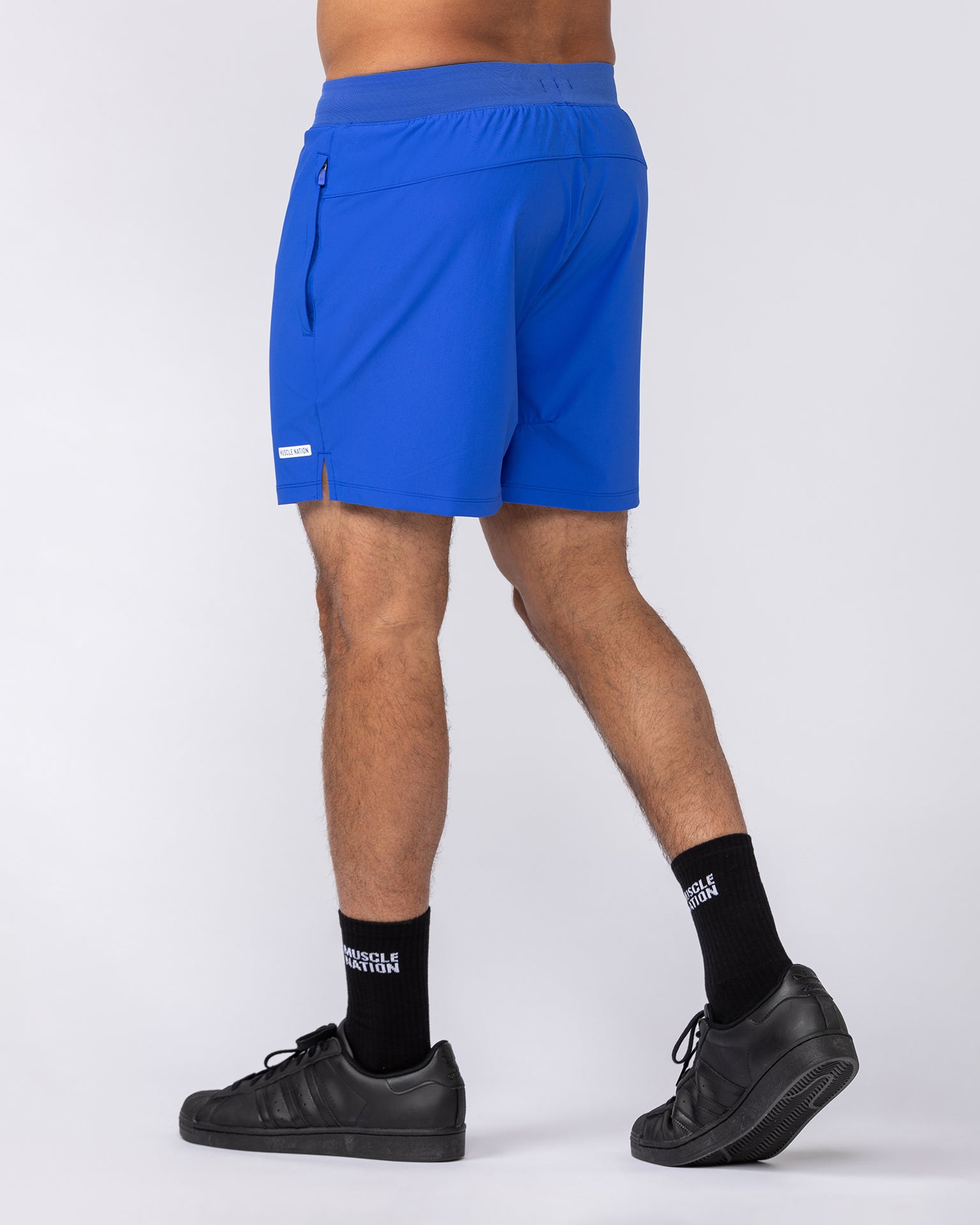 On Repeat Training 5" Shorts - Power Blue-Shorts-S-082534PWRBL-S-MNAPPRL43963-4-Muscle Nation