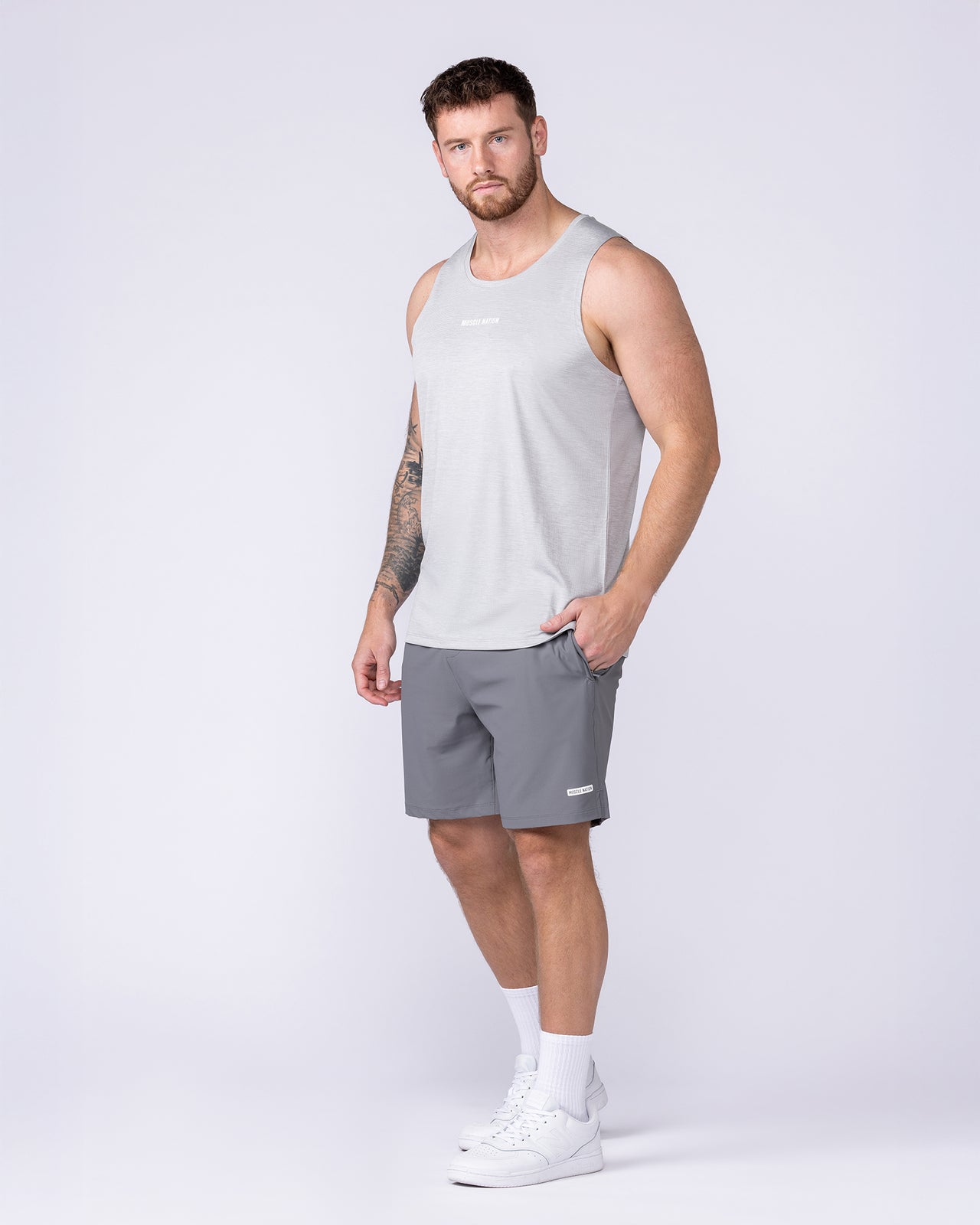 On Repeat Training 7" Shorts - Tornado-Shorts-S-1125153TRNDO-S-MNAPPRL44637-7-Muscle Nation