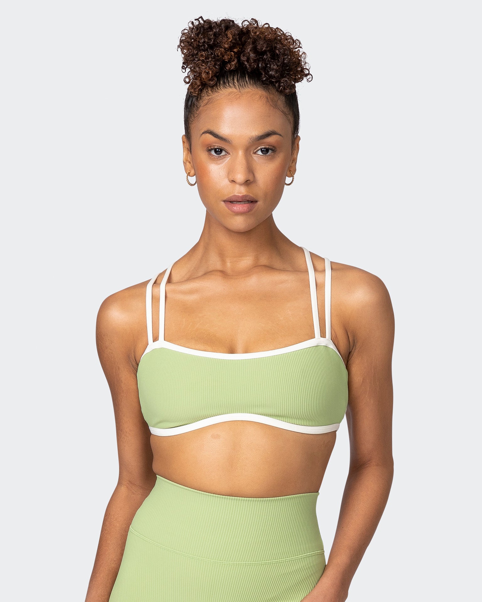 Curves Rib Bralette - Matcha-Bralettes-XS-042302MTCHA-XS-MNAPPRL23249-2-Muscle Nation