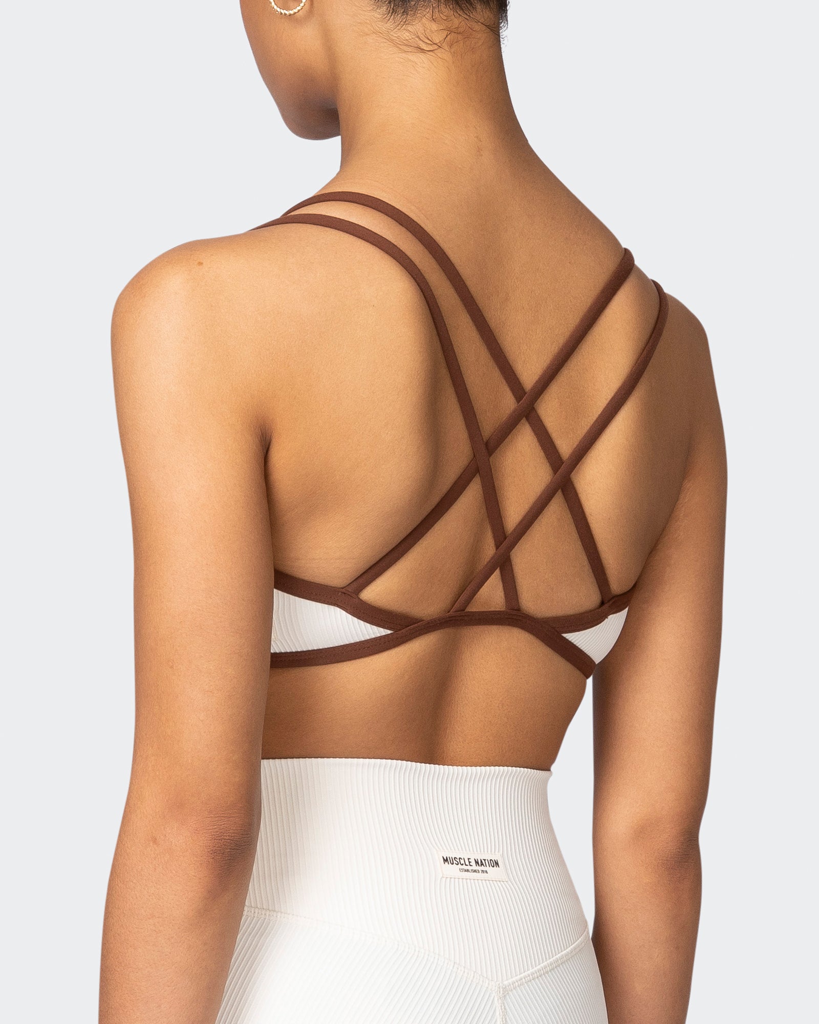 Curves Rib Bralette - Dew