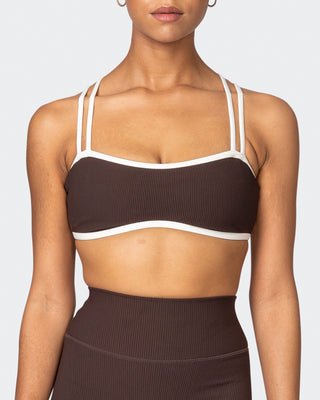 Curves Rib Bralette - Cocoa-Bralettes-XS-042302COCOA-XS-MNAPPRL23233-2-Muscle Nation