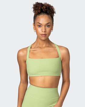 Twist Rib Bra - Matcha