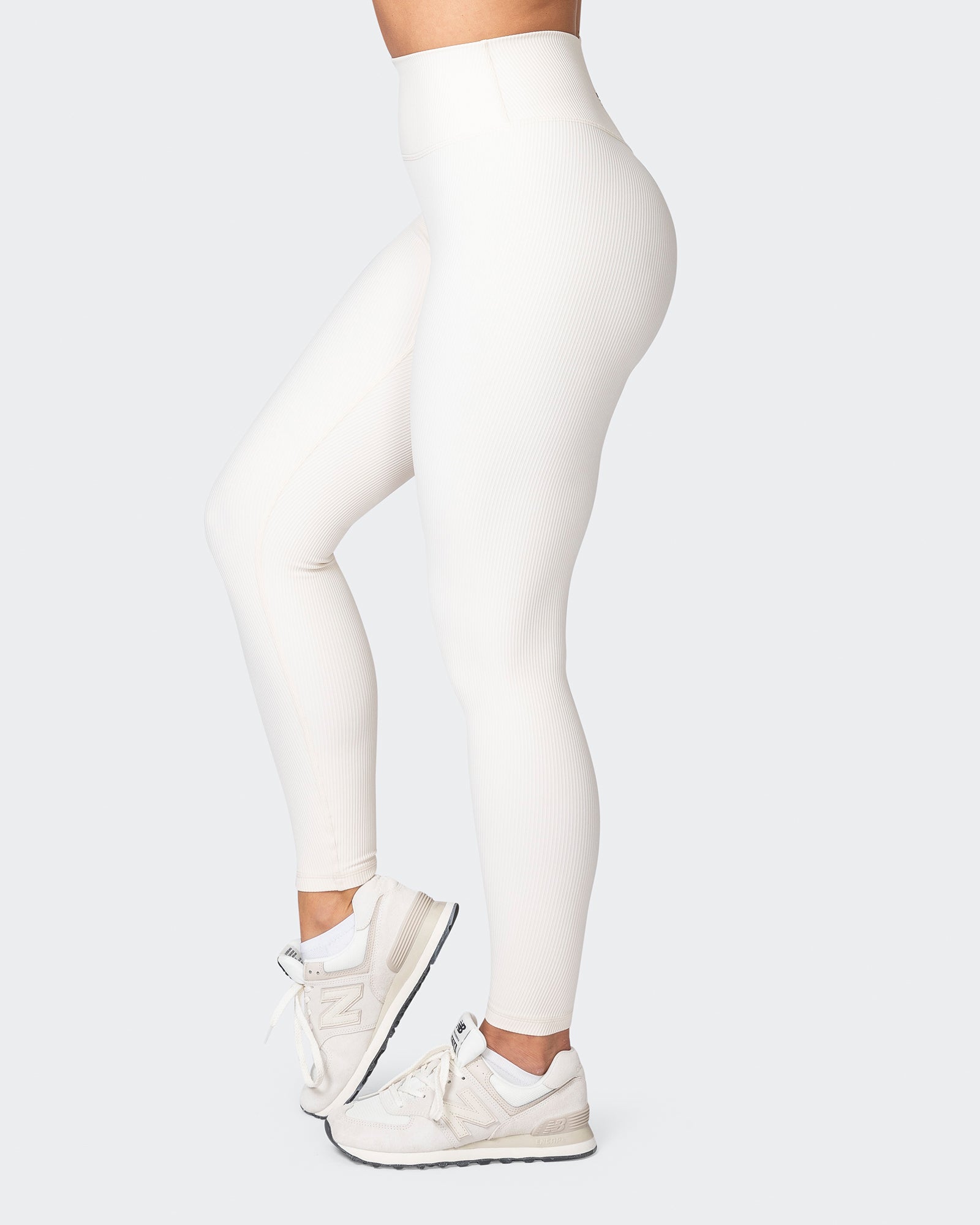 Zero Rise Rib Ankle Length Leggings - Dew