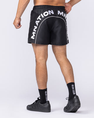 Overdrive 4" Shorts - Black-Shorts-S-112557BLK-S-MNAPPRL47636-1-Muscle Nation